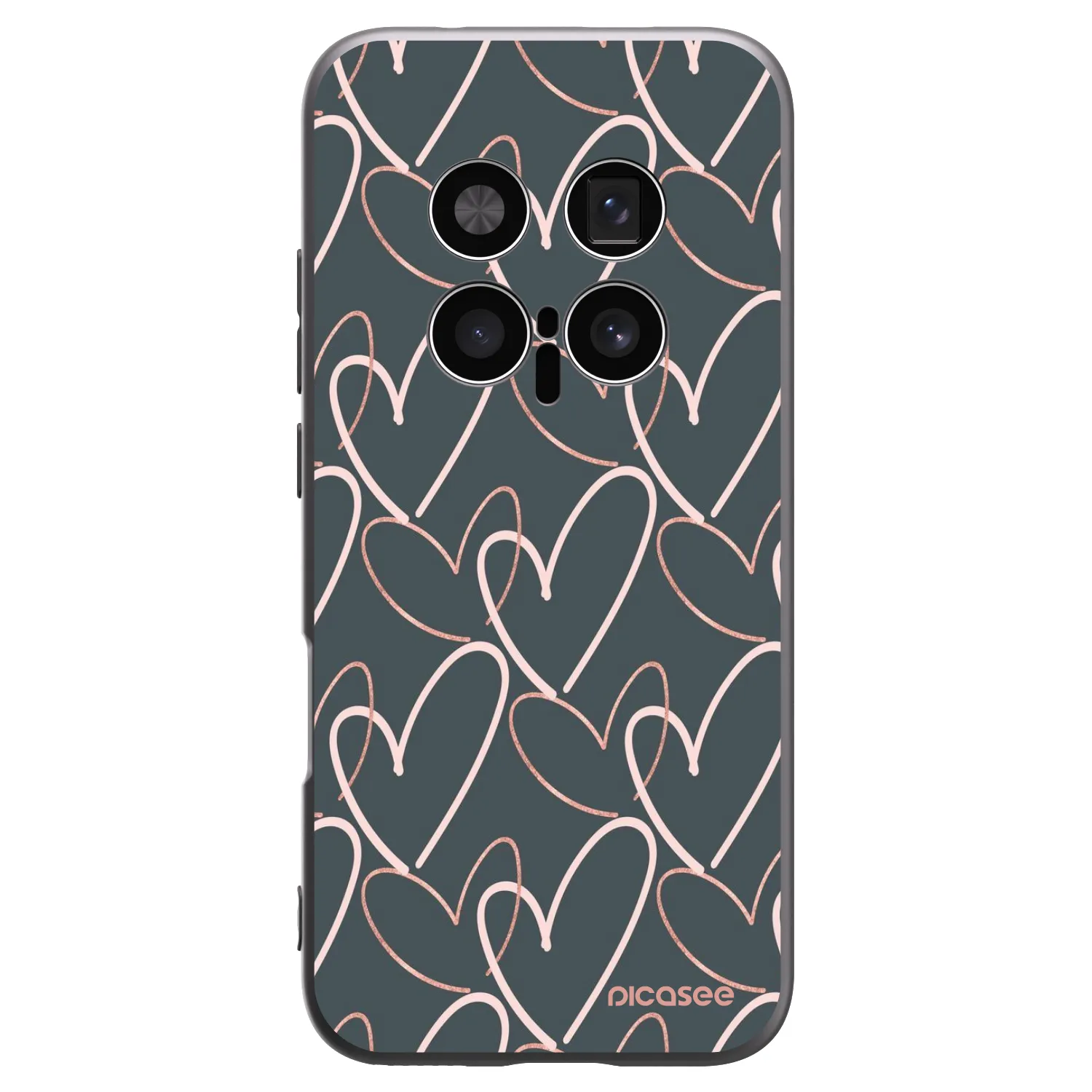 Picasee Honor Magic8 Pro 5G Hülle - Schwarzes Silikon - Viel Liebe