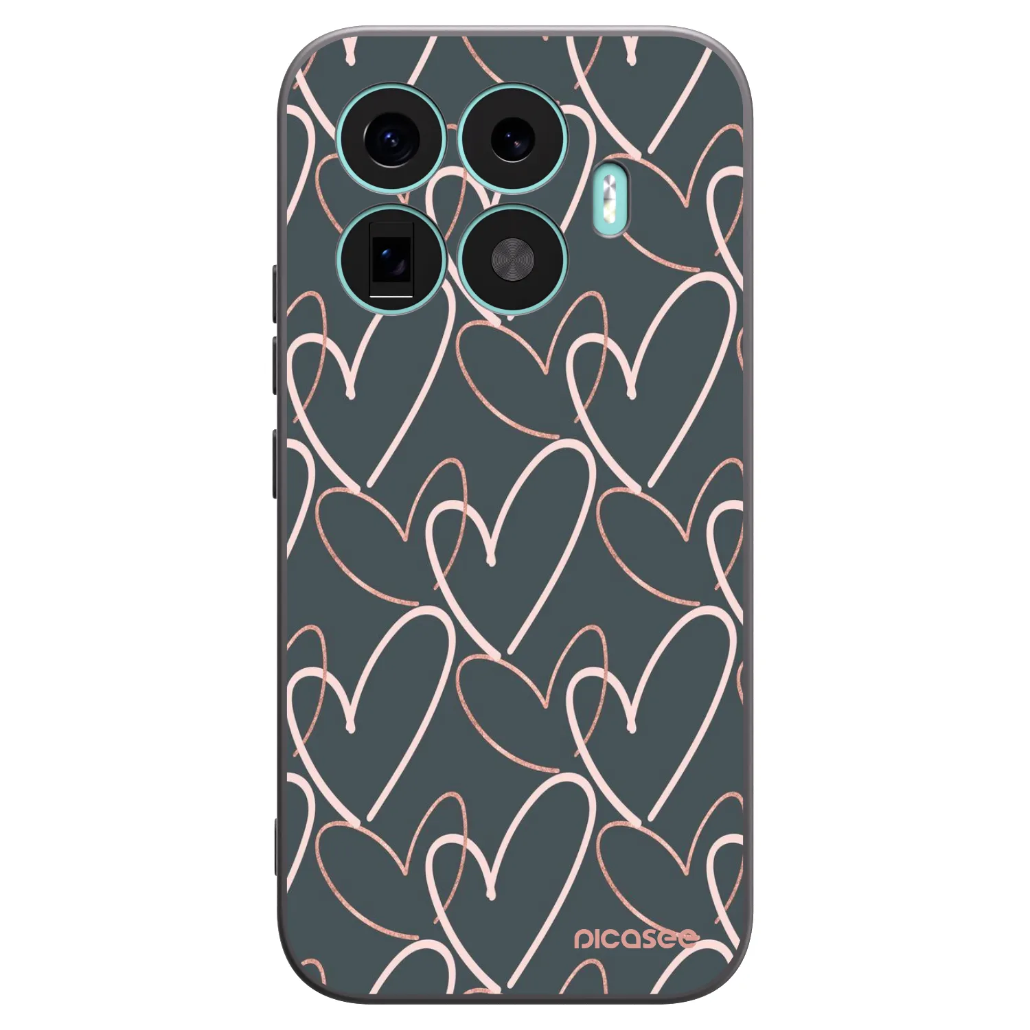 Picasee Xiaomi 17T Hülle - Schwarzes Silikon - Viel Liebe