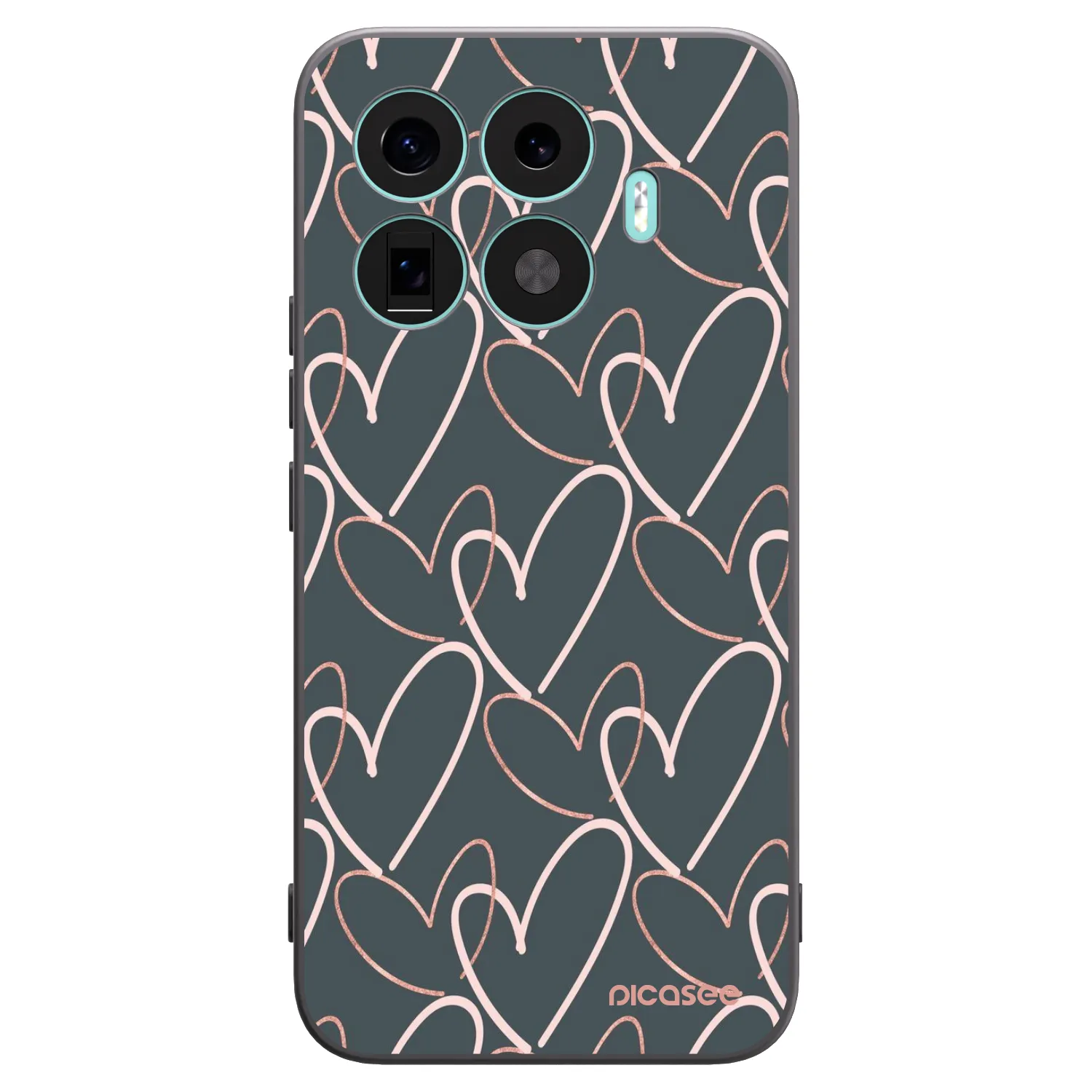 Picasee Xiaomi 17T Pro Hülle - Schwarzes Silikon - Viel Liebe
