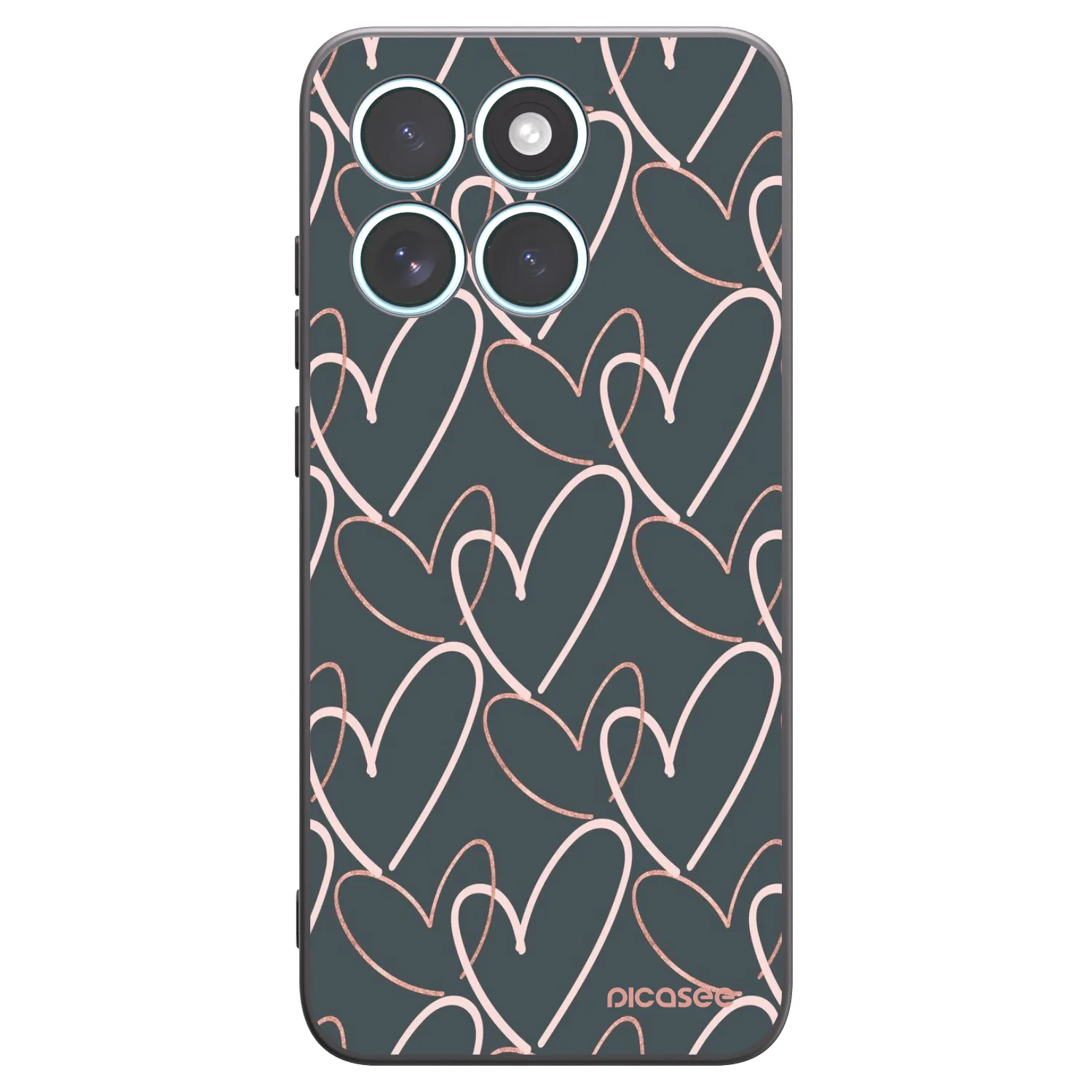 Picasee Motorola Edge 70 Fusion Hülle - Schwarzes Silikon - Viel Liebe