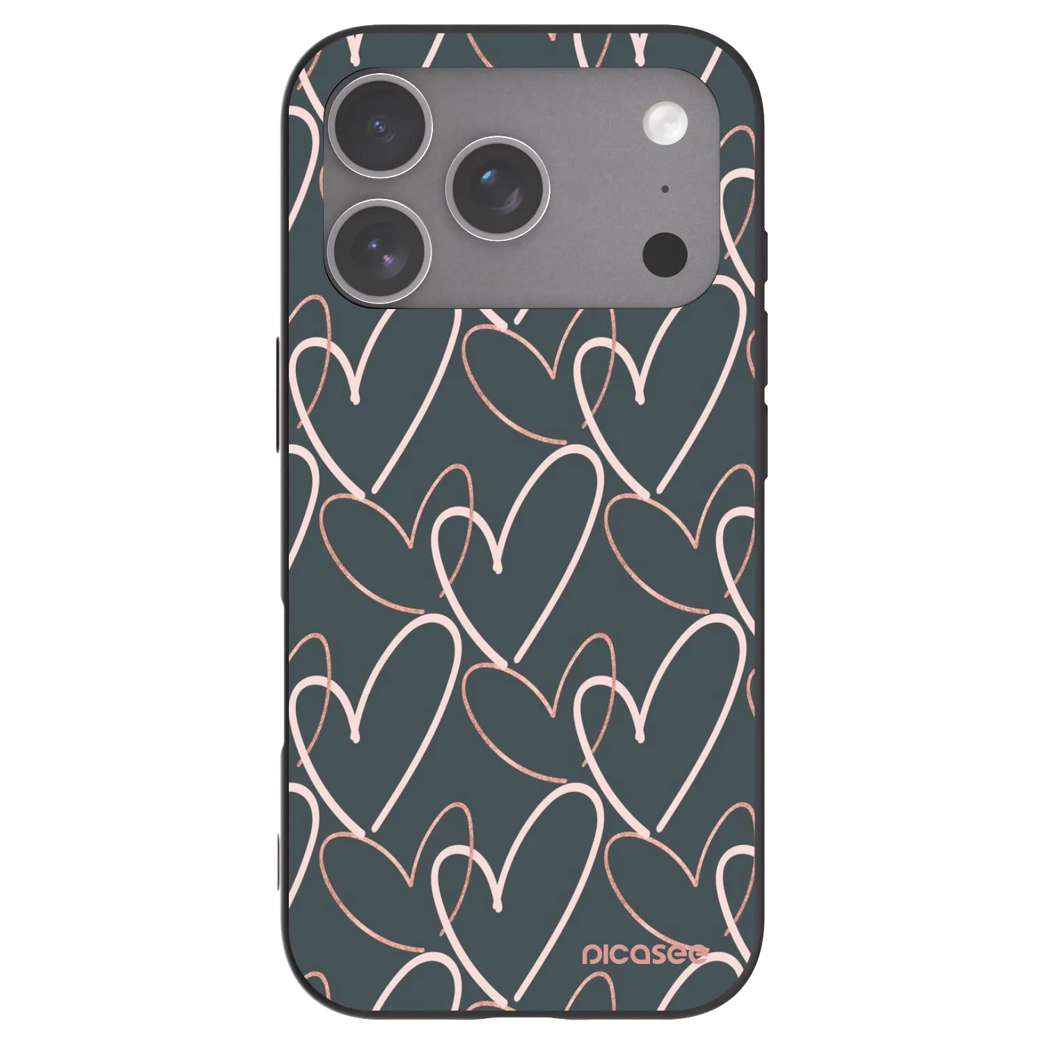 Picasee Apple iPhone 18 Pro Hülle - Schwarzes Silikon - Viel Liebe
