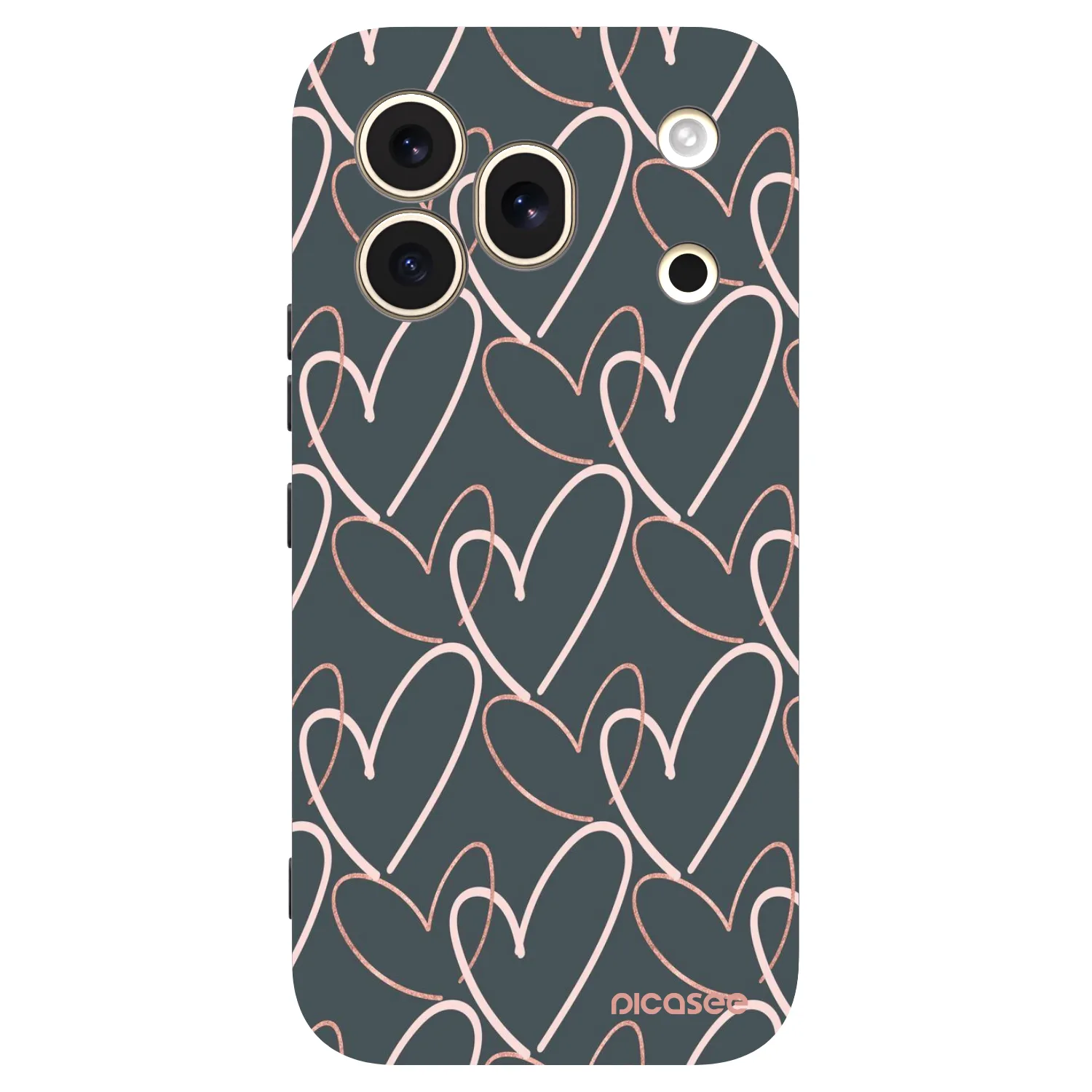 Picasee Honor 600 Pro Hülle - Schwarzes Silikon - Viel Liebe