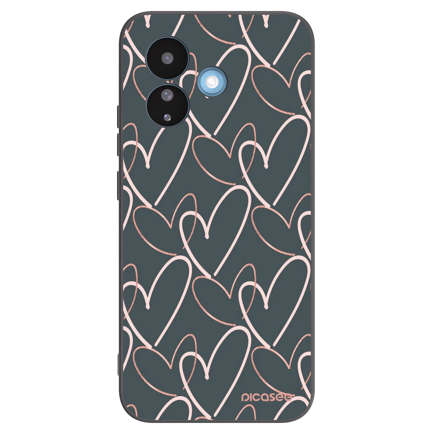 Picasee Xiaomi Redmi Note 17 Pro 5G Hülle - Schwarzes Silikon - Viel Liebe