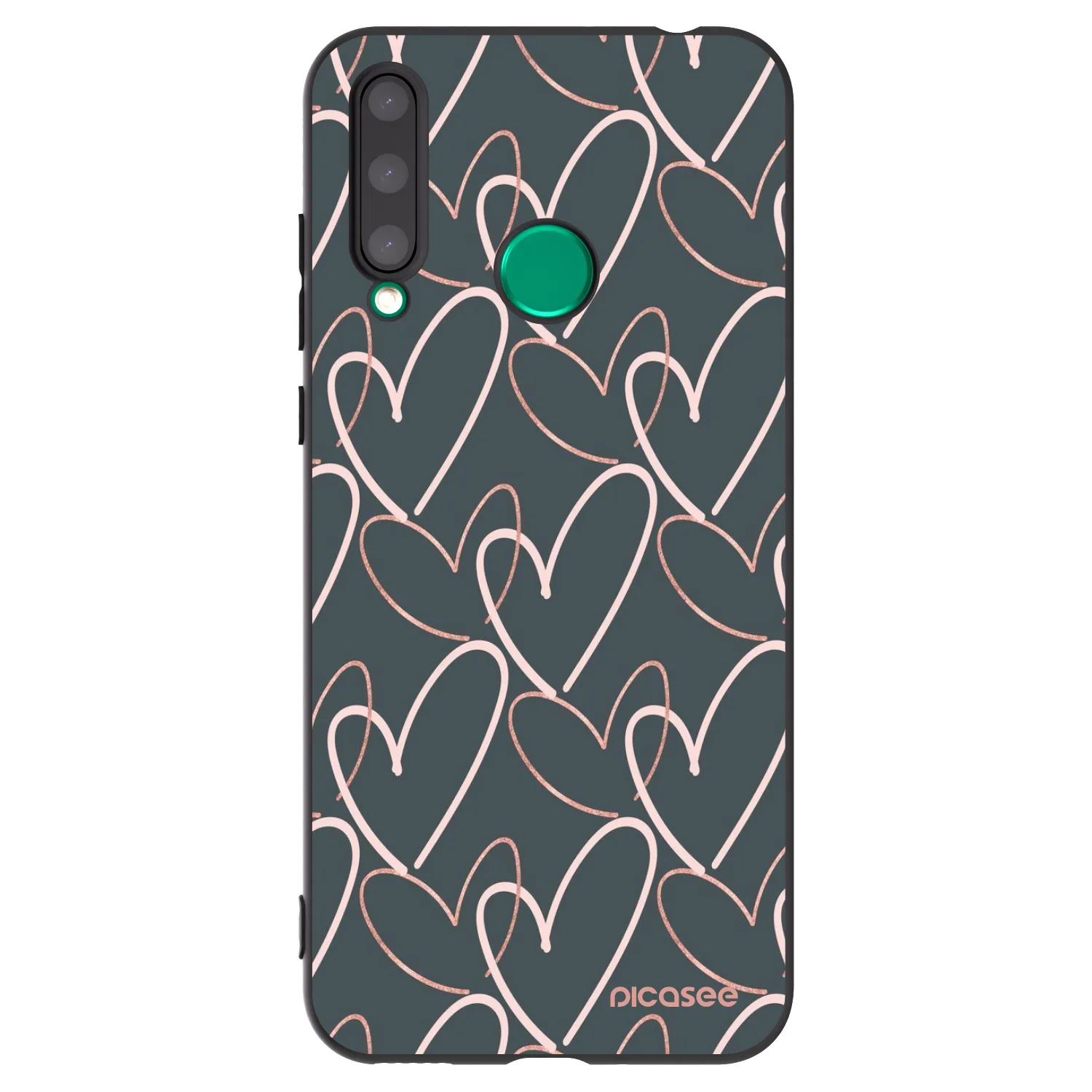 Picasee Honor 20 Lite Hülle - Schwarzes Silikon - Viel Liebe