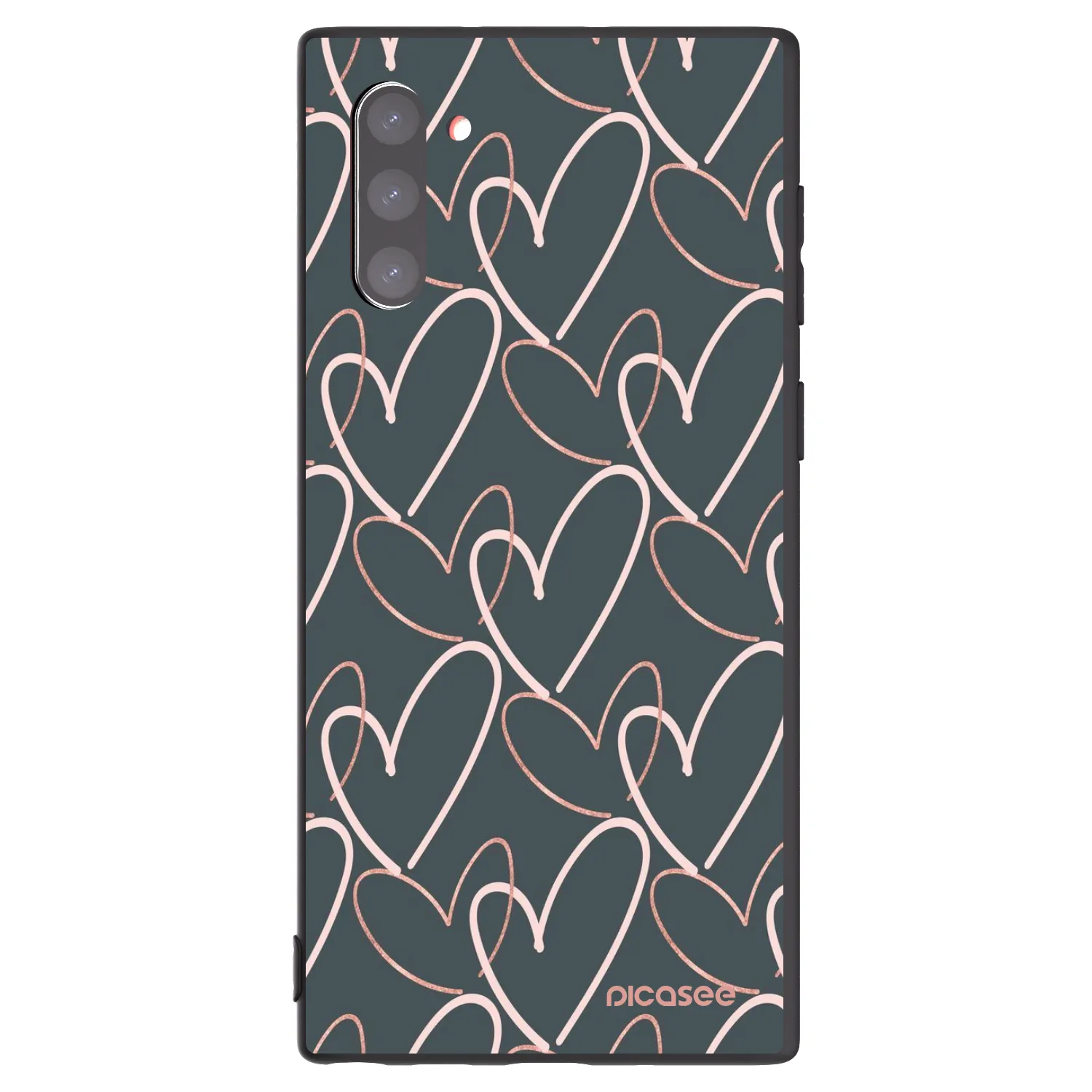 Picasee Samsung Galaxy Note 10 N970F Hülle - Schwarzes Silikon - Viel Liebe