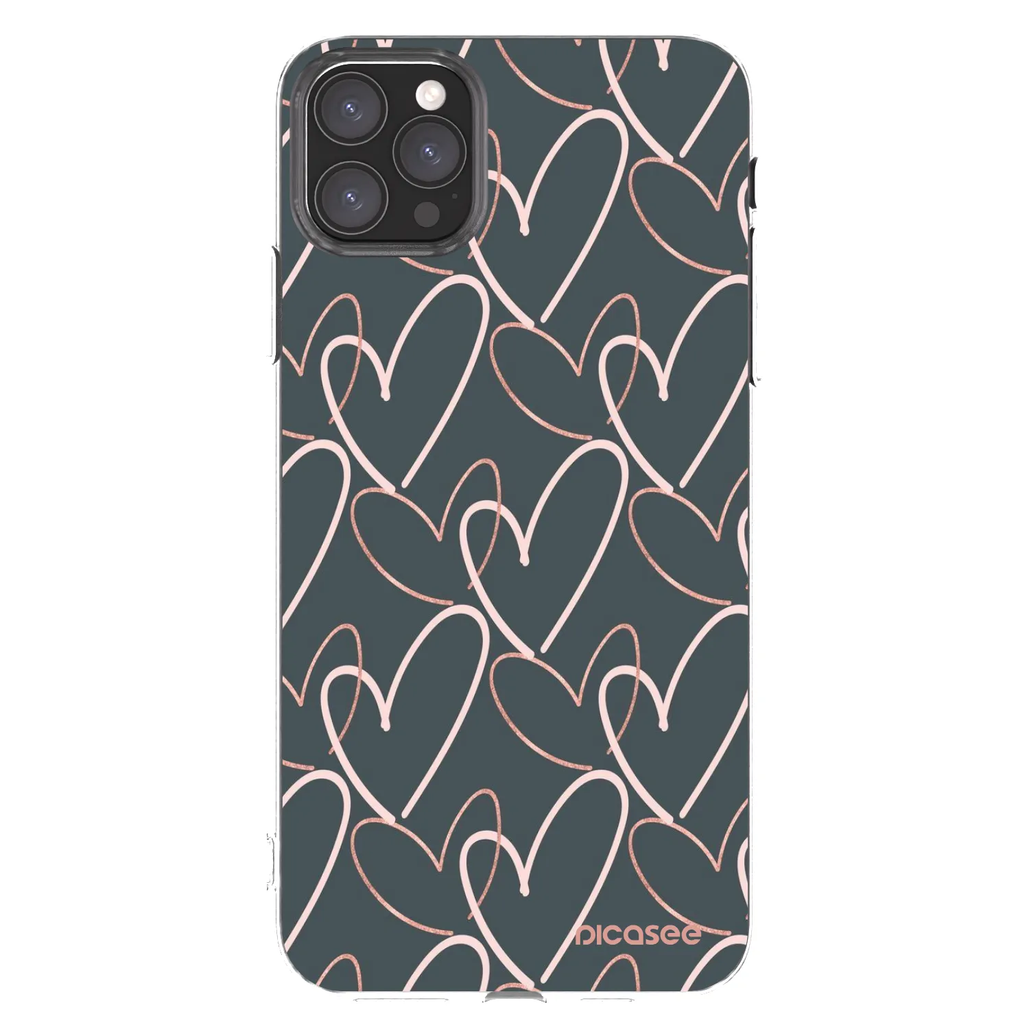 Picasee Apple iPhone 11 Pro Max Hülle - Transparentes Silikon - Viel Liebe