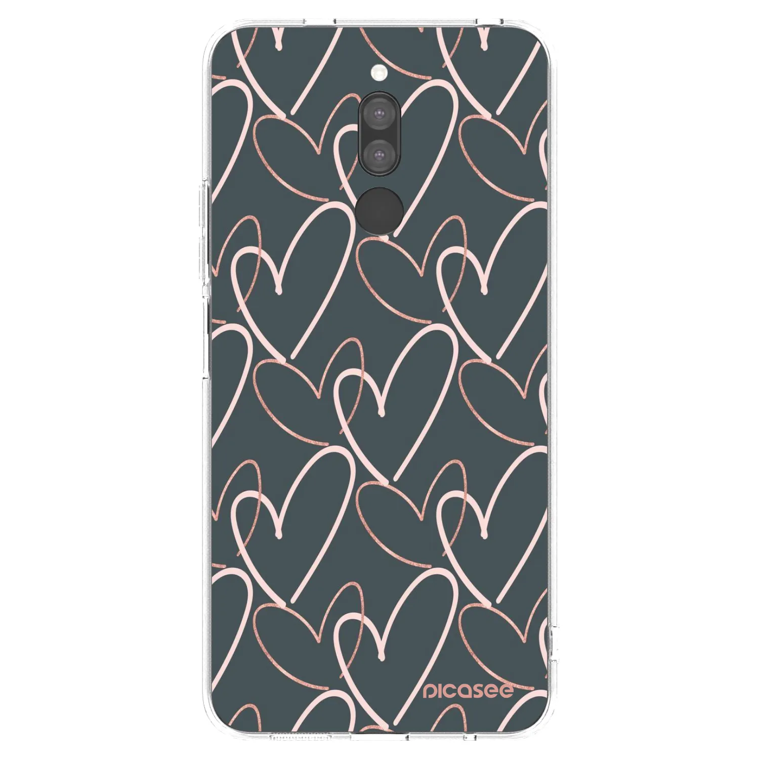 Picasee Xiaomi Redmi 8 Hülle - Transparentes Silikon - Viel Liebe