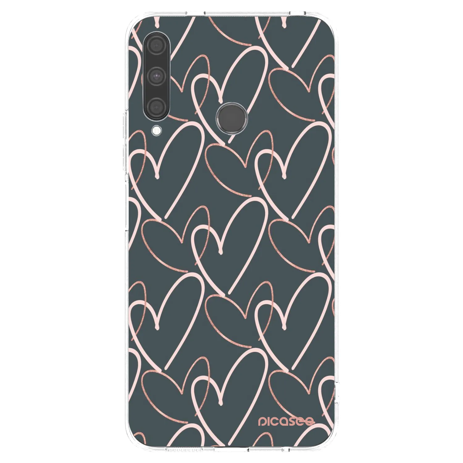 Picasee Huawei P40 Lite E Hülle - Transparentes Silikon - Viel Liebe