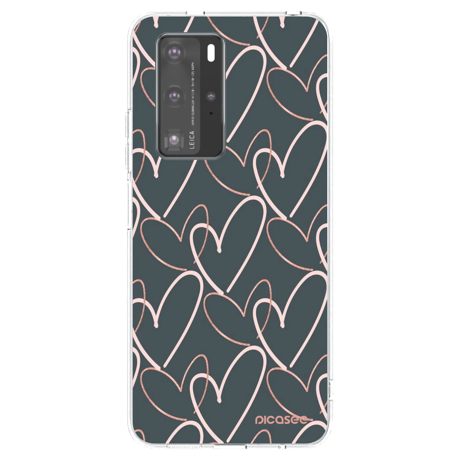 Picasee Huawei P40 Pro Hülle - Transparentes Silikon - Viel Liebe