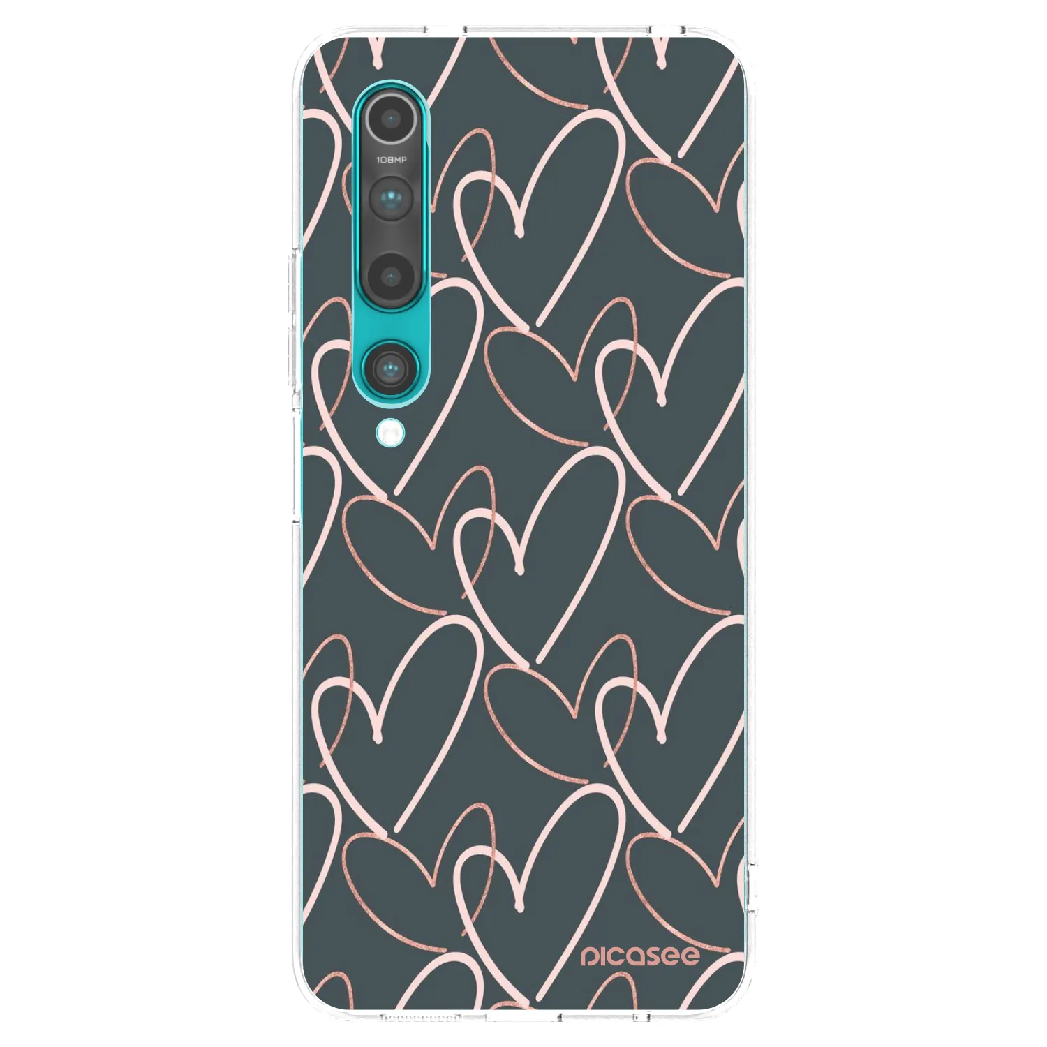 Picasee Xiaomi Mi 10 Hülle - Transparentes Silikon - Viel Liebe