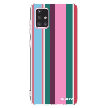 Picasee Samsung Galaxy A71 A715F Hülle - Transparentes Silikon - Cabana club