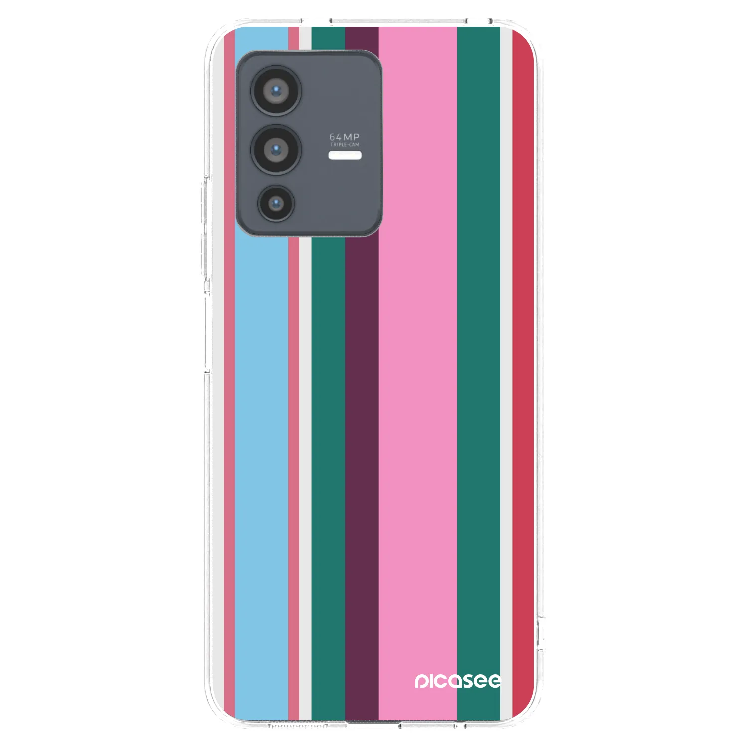 Picasee Vivo V23 5G Hülle - Transparentes Silikon - Cabana club