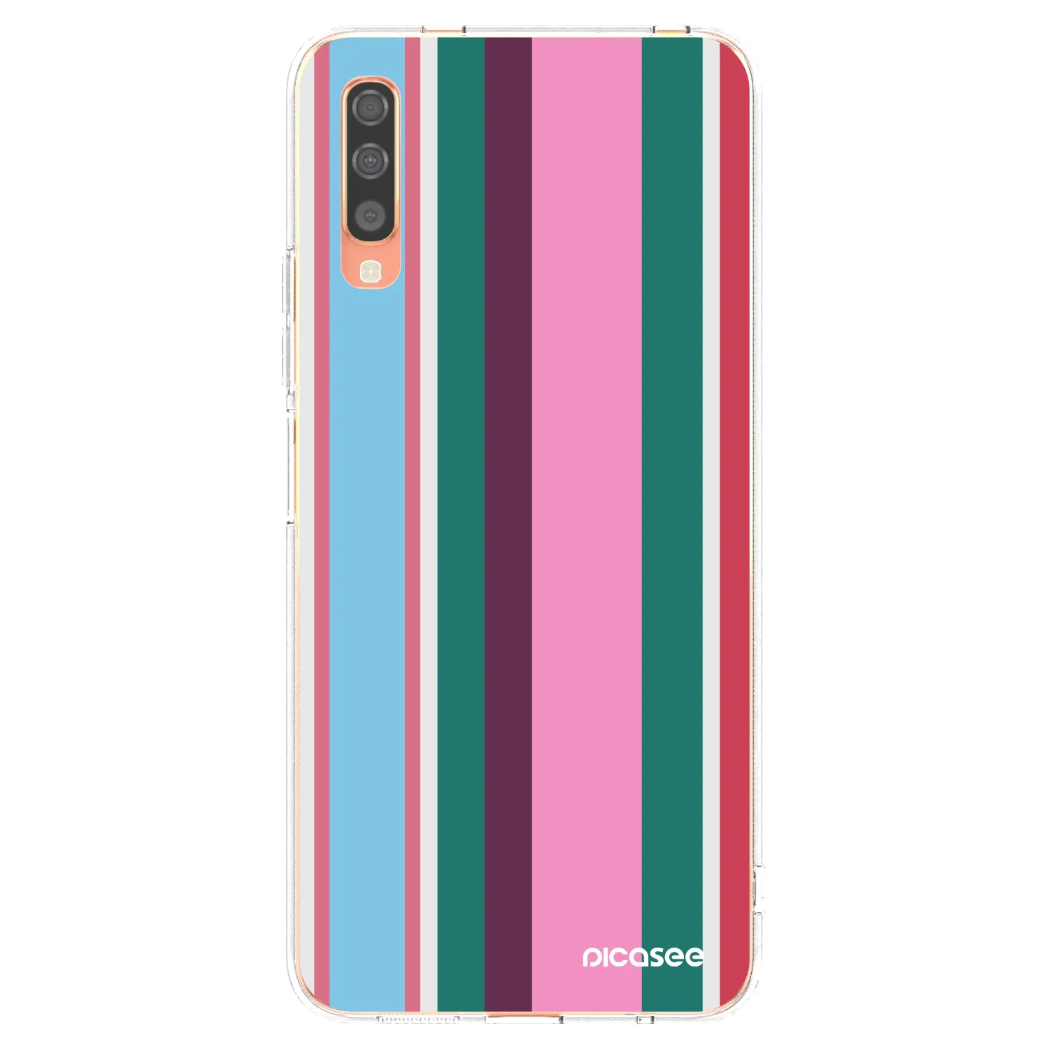 Picasee Samsung Galaxy A70 A705F Hülle - Transparentes Silikon - Cabana club