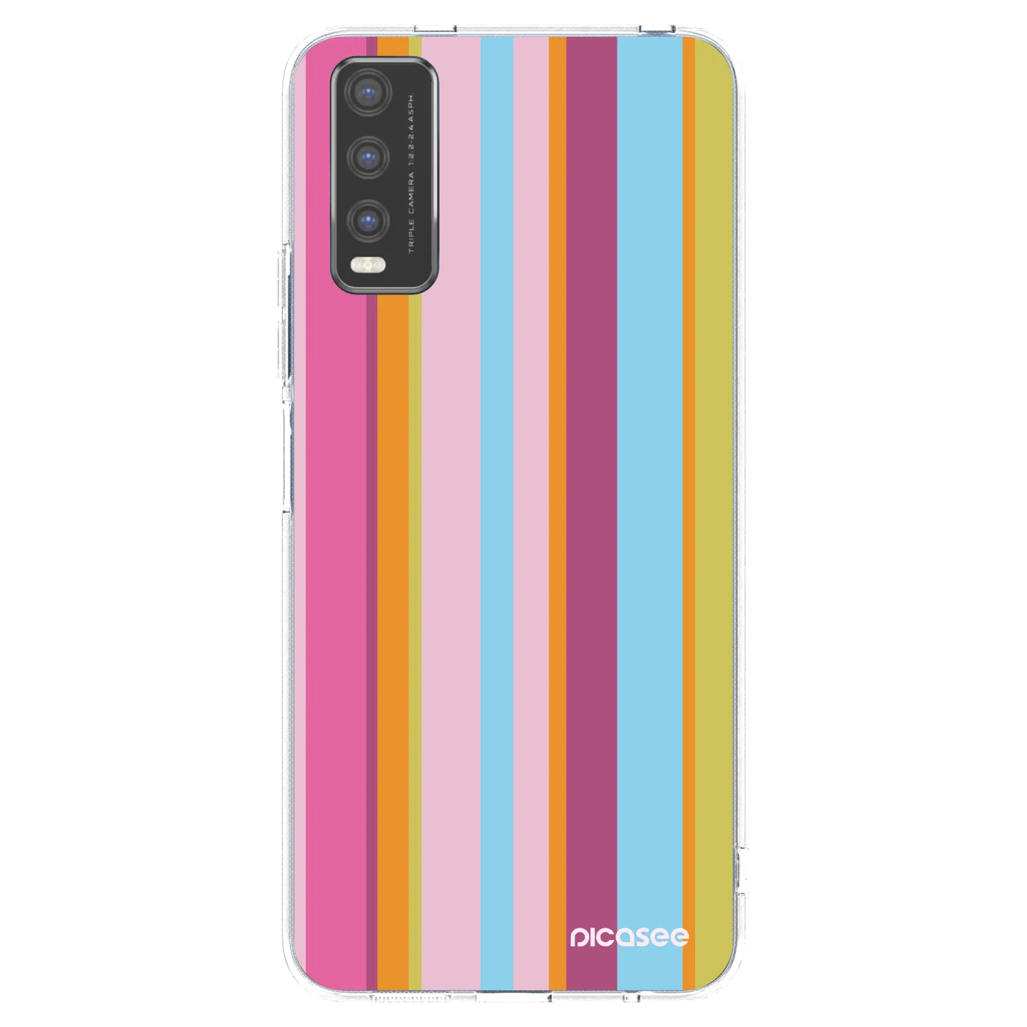 Picasee Vivo Y20s Hülle - Transparentes Silikon - Golden hour