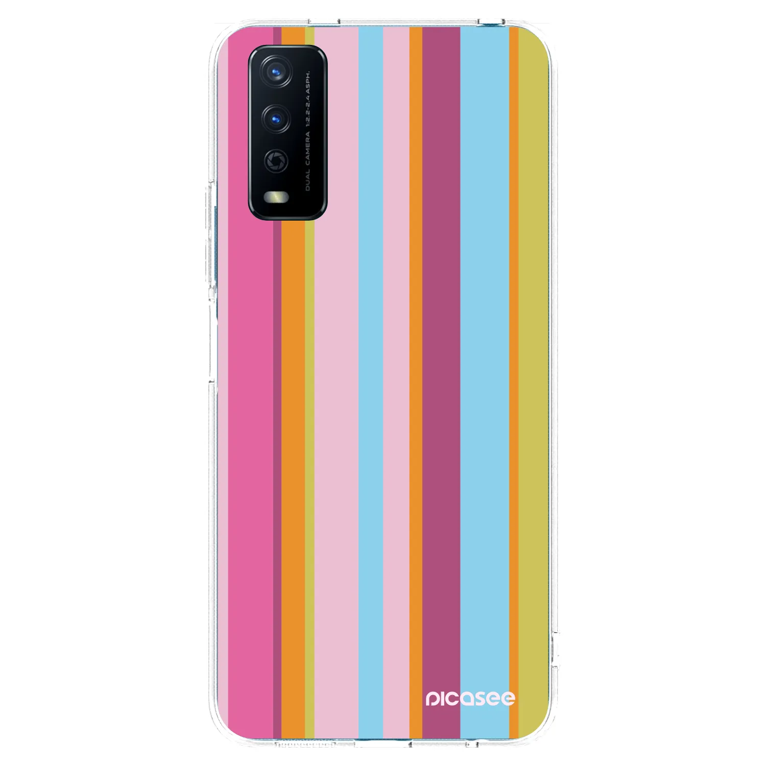 Picasee Vivo Y11s Hülle - Transparentes Silikon - Golden hour