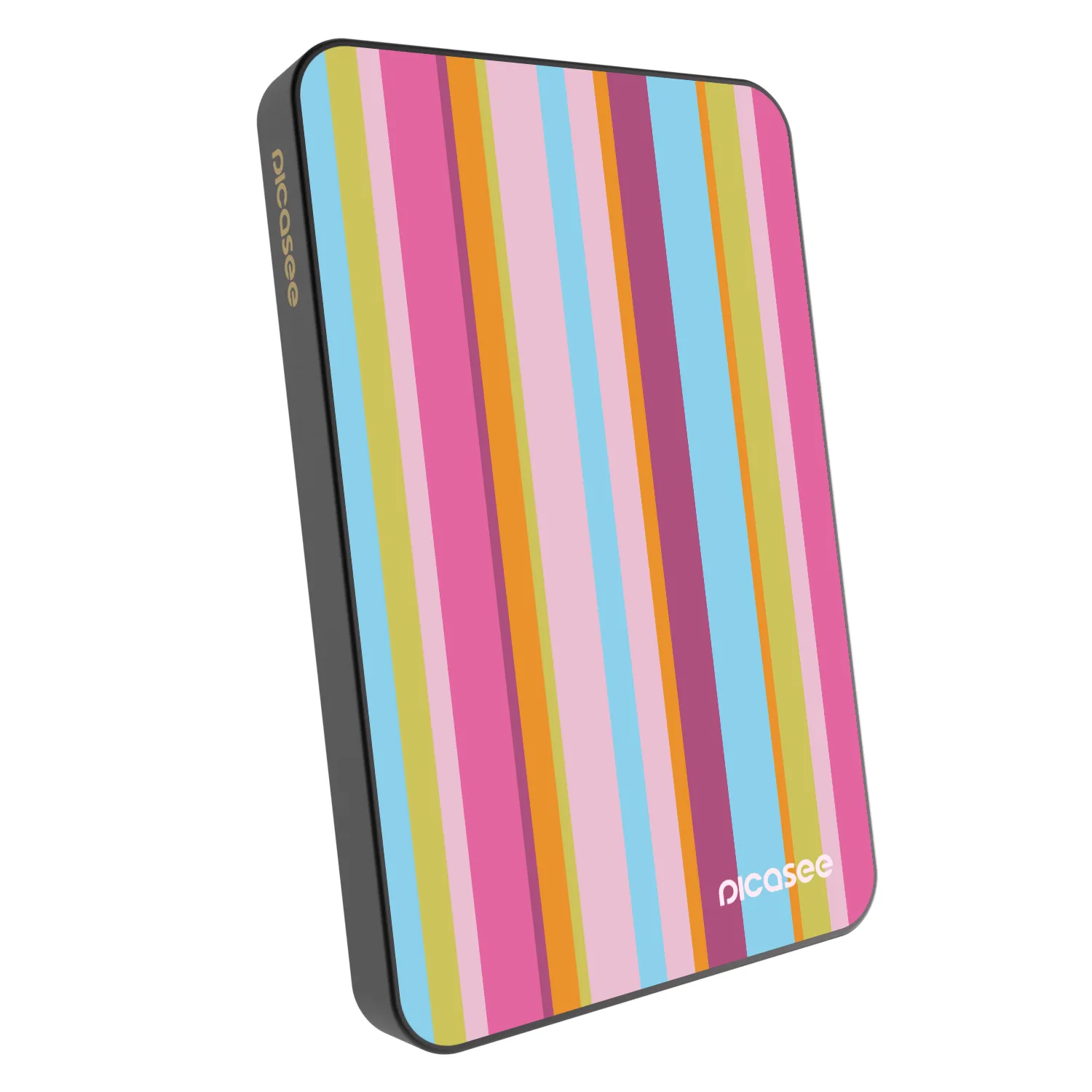 Picasee Powerbank mit MagSafe 5 000 mAh Grau - Golden hour