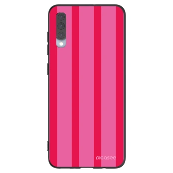 Picasee Samsung Galaxy A70 A705F Hülle - Schwarzes Silikon - Hot tropic