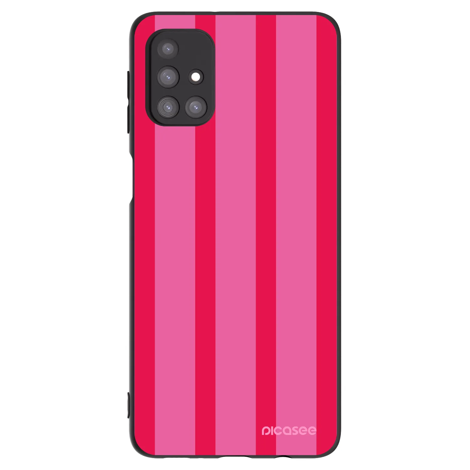 Picasee Samsung Galaxy M31s Hülle - Schwarzes Silikon - Hot tropic