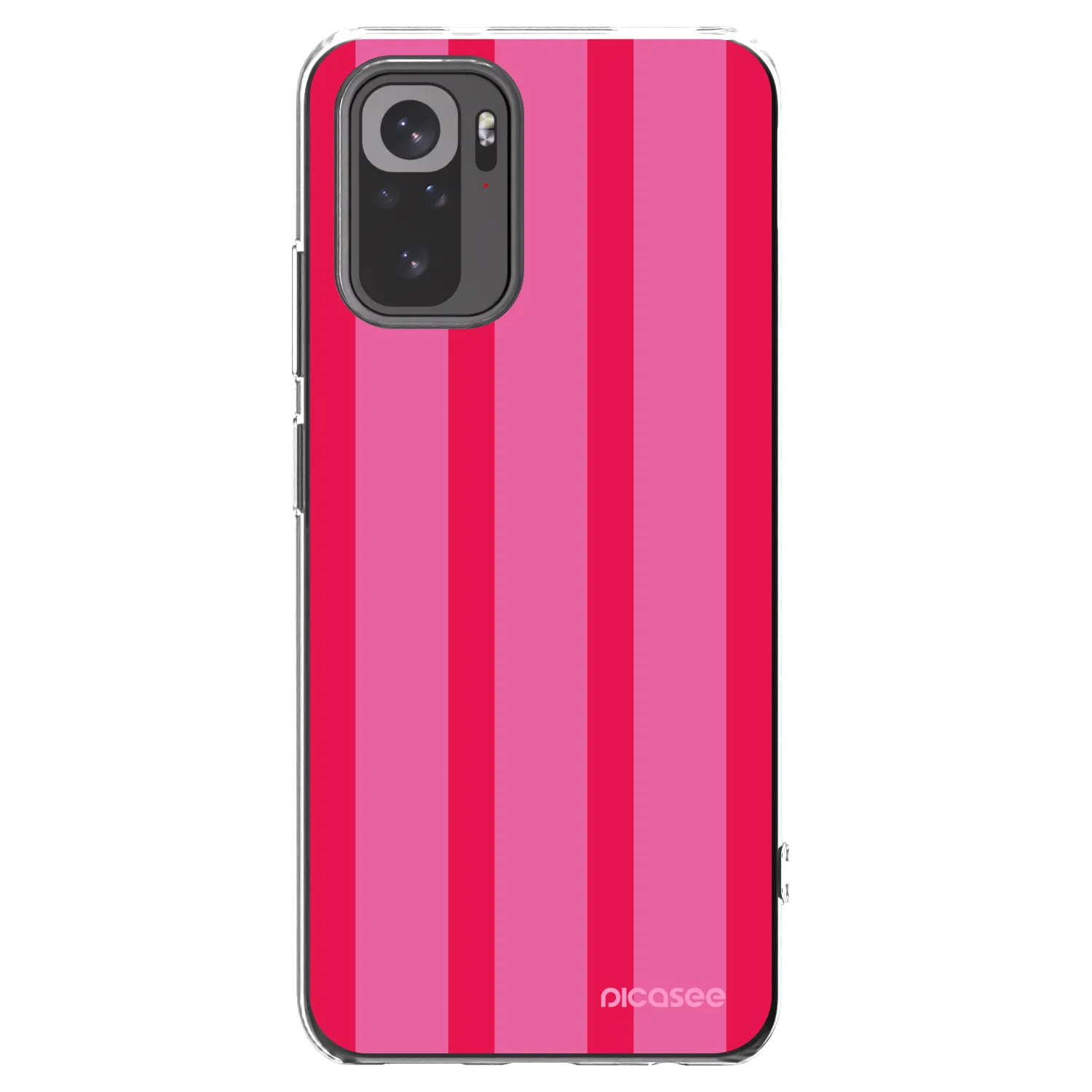 Picasee Xiaomi Redmi Note 10 Hülle - Transparentes Silikon - Hot tropic