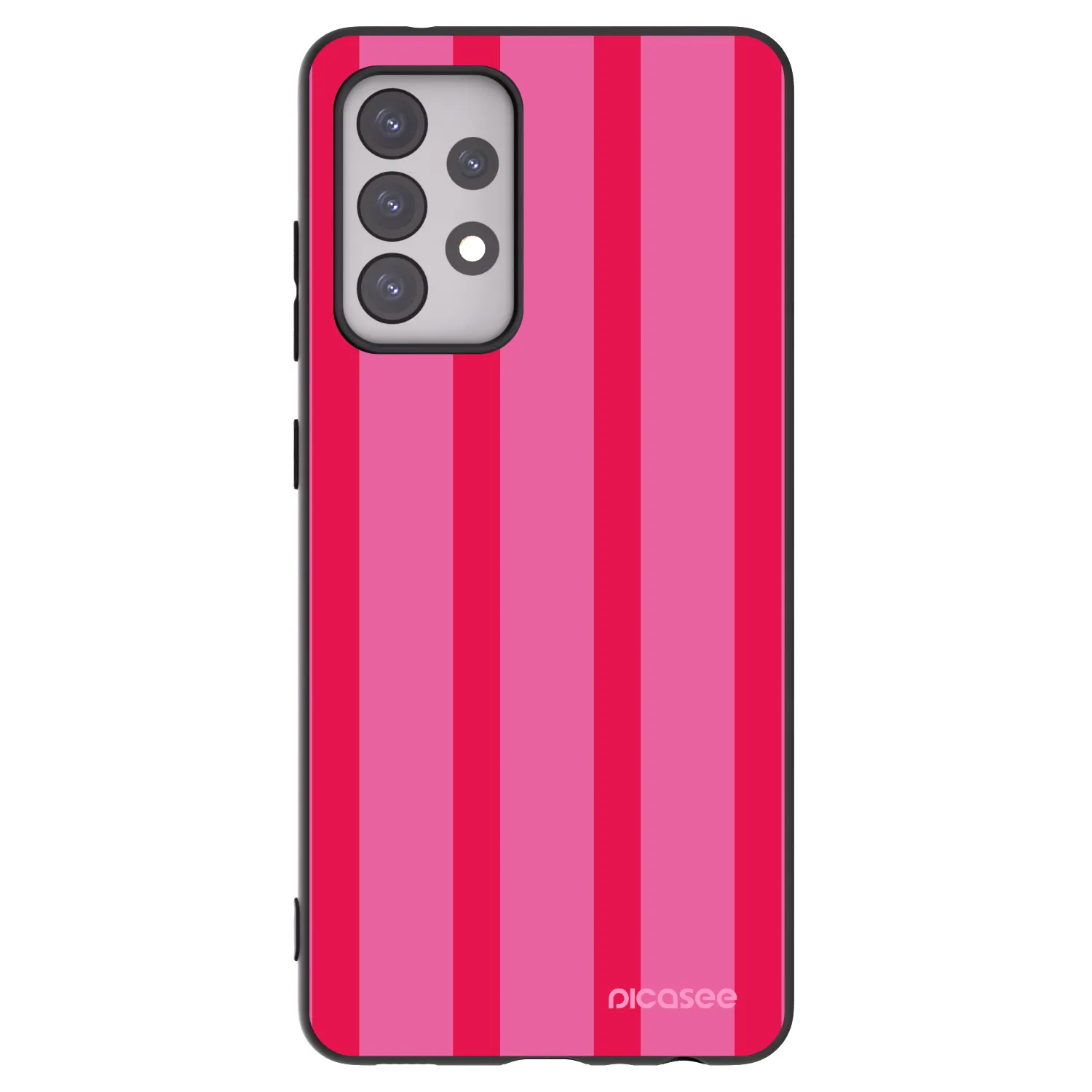 Picasee Samsung Galaxy A52 5G A525F Hülle - Schwarzes Silikon - Hot tropic