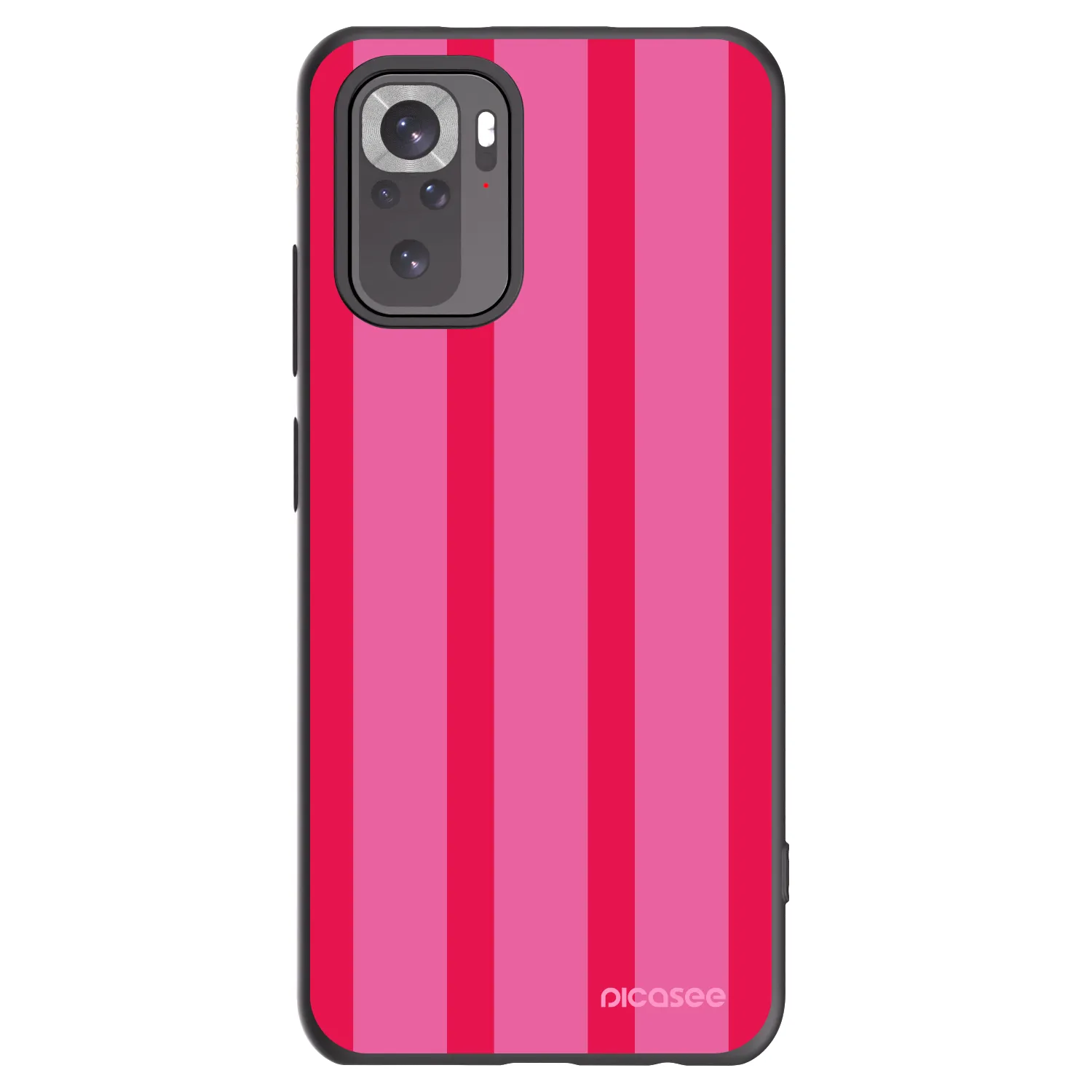 Picasee Xiaomi Redmi Note 10S Hülle - Schwarzes Silikon - Hot tropic
