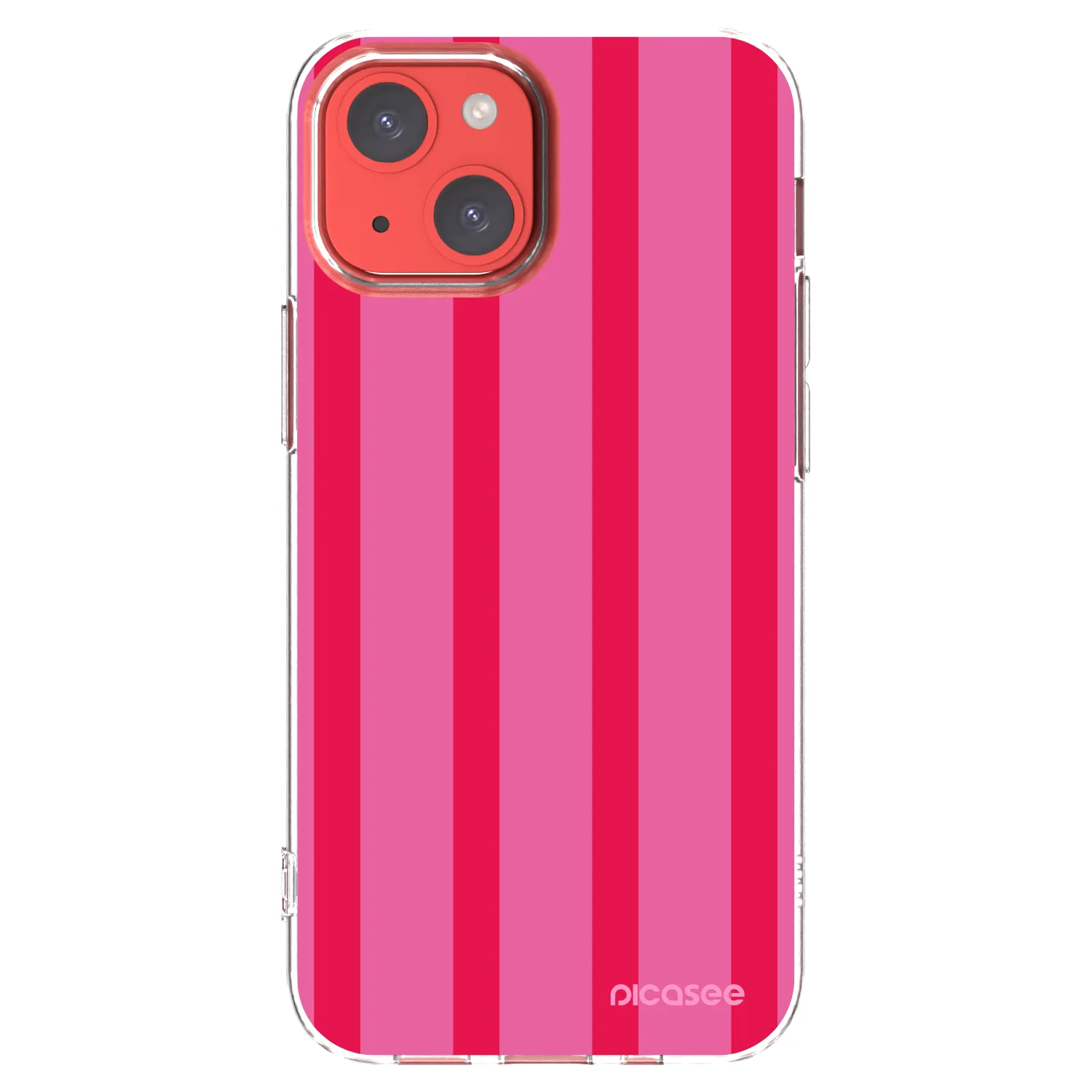 Picasee Apple iPhone 13 mini Hülle - Transparentes Silikon - Hot tropic