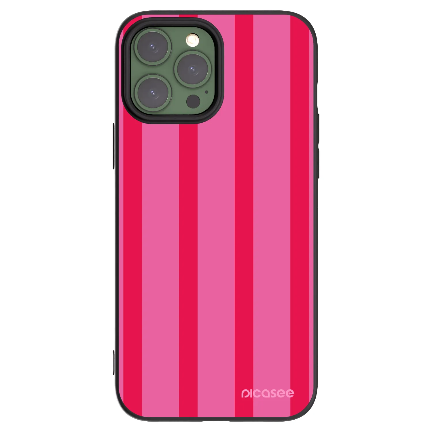 Picasee Apple iPhone 13 Pro Max Hülle - Schwarzes Silikon - Hot tropic