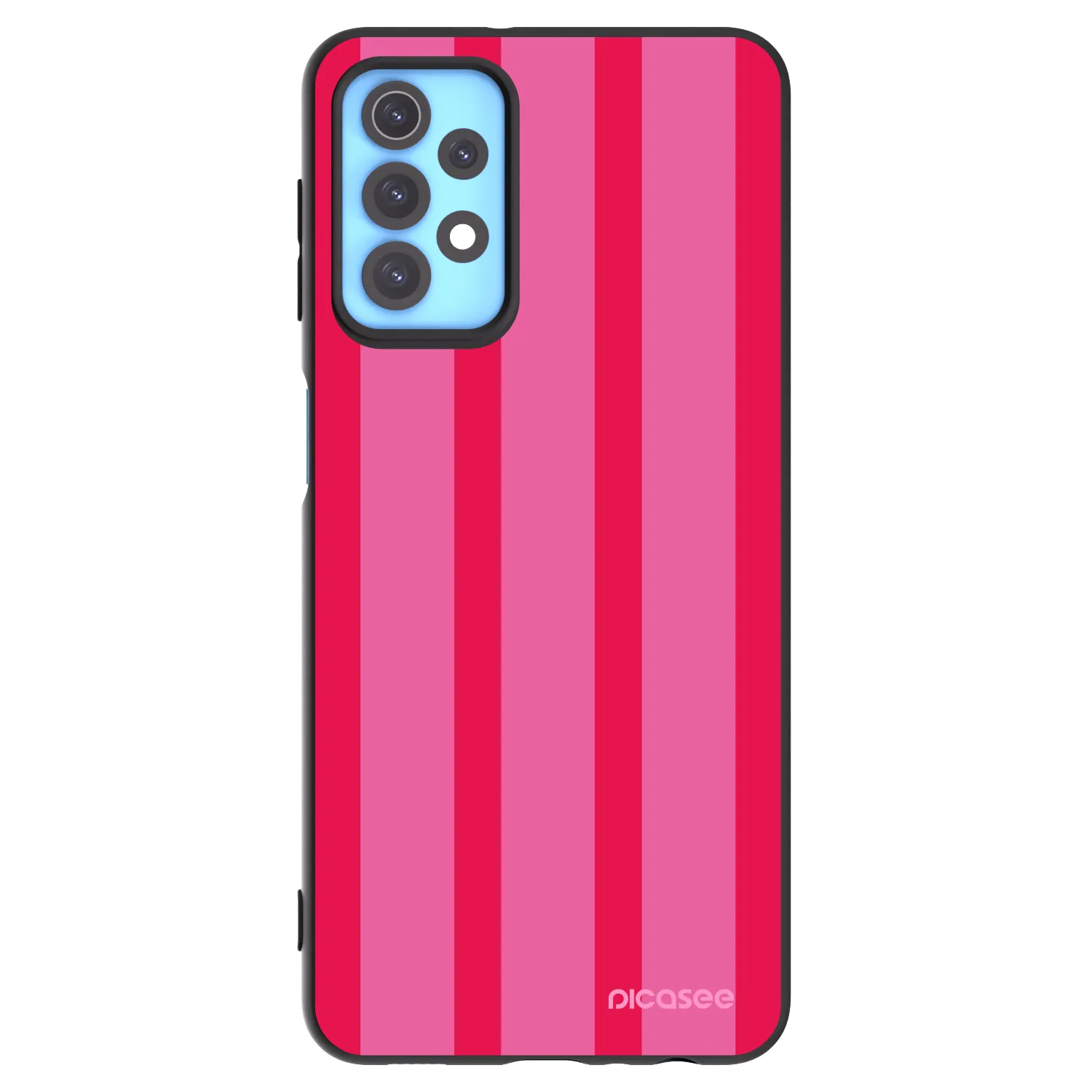 Picasee Samsung Galaxy A32 4G SM-A325F Hülle - Schwarzes Silikon - Hot tropic