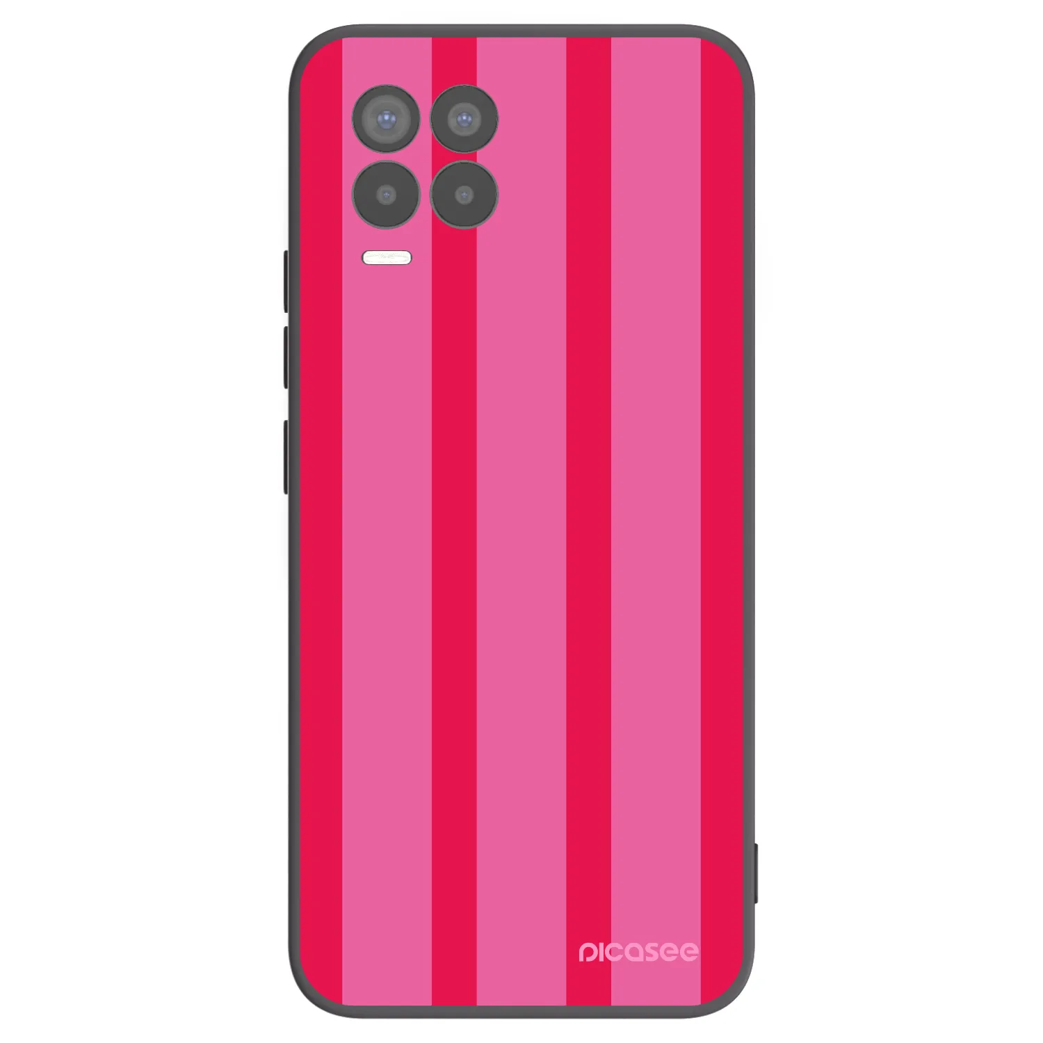 Picasee Realme 8 Pro Hülle - Schwarzes Silikon - Hot tropic