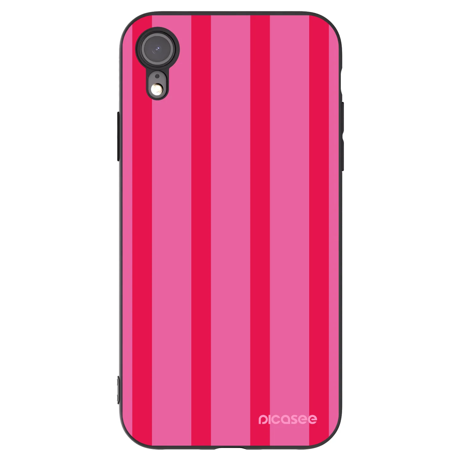Picasee Apple iPhone XR Hülle - Schwarzes Silikon - Hot tropic