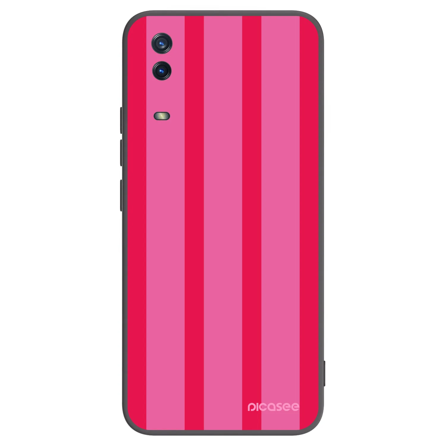 Picasee Vivo Y11s Hülle - Schwarzes Silikon - Hot tropic