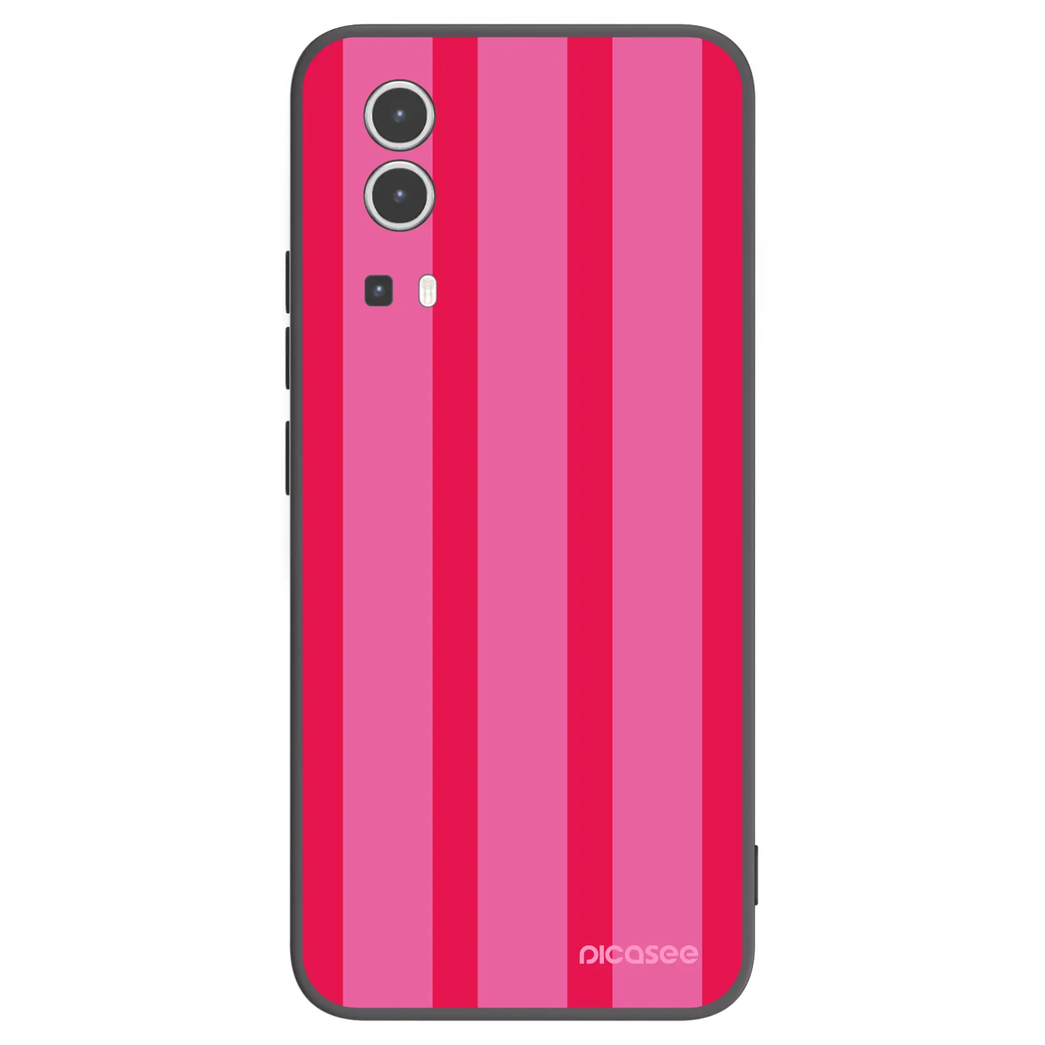 Picasee Vivo Y72 5G Hülle - Schwarzes Silikon - Hot tropic