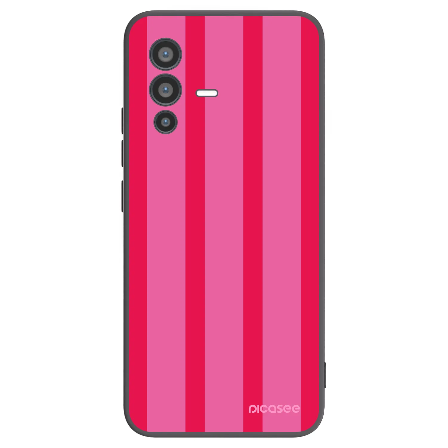 Picasee Vivo V23 5G Hülle - Schwarzes Silikon - Hot tropic