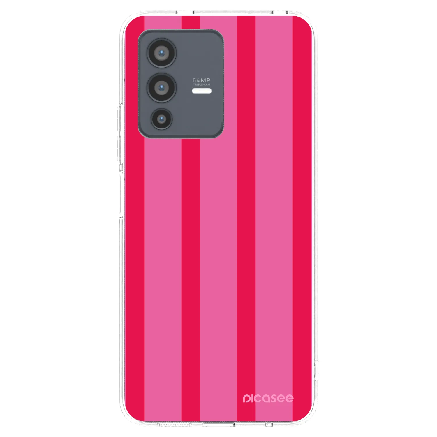 Picasee Vivo V23 5G Hülle - Transparentes Silikon - Hot tropic