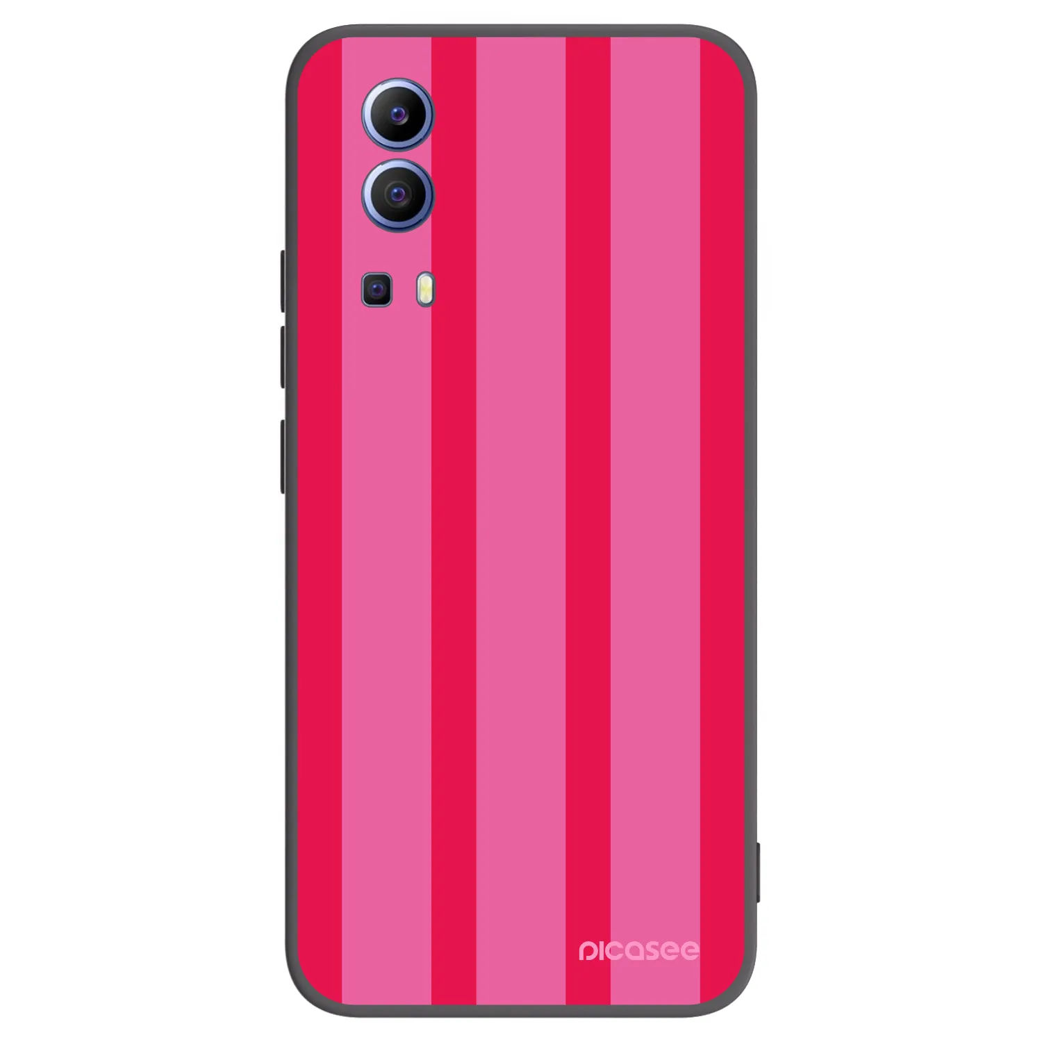 Picasee Vivo Y52 5G Hülle - Schwarzes Silikon - Hot tropic