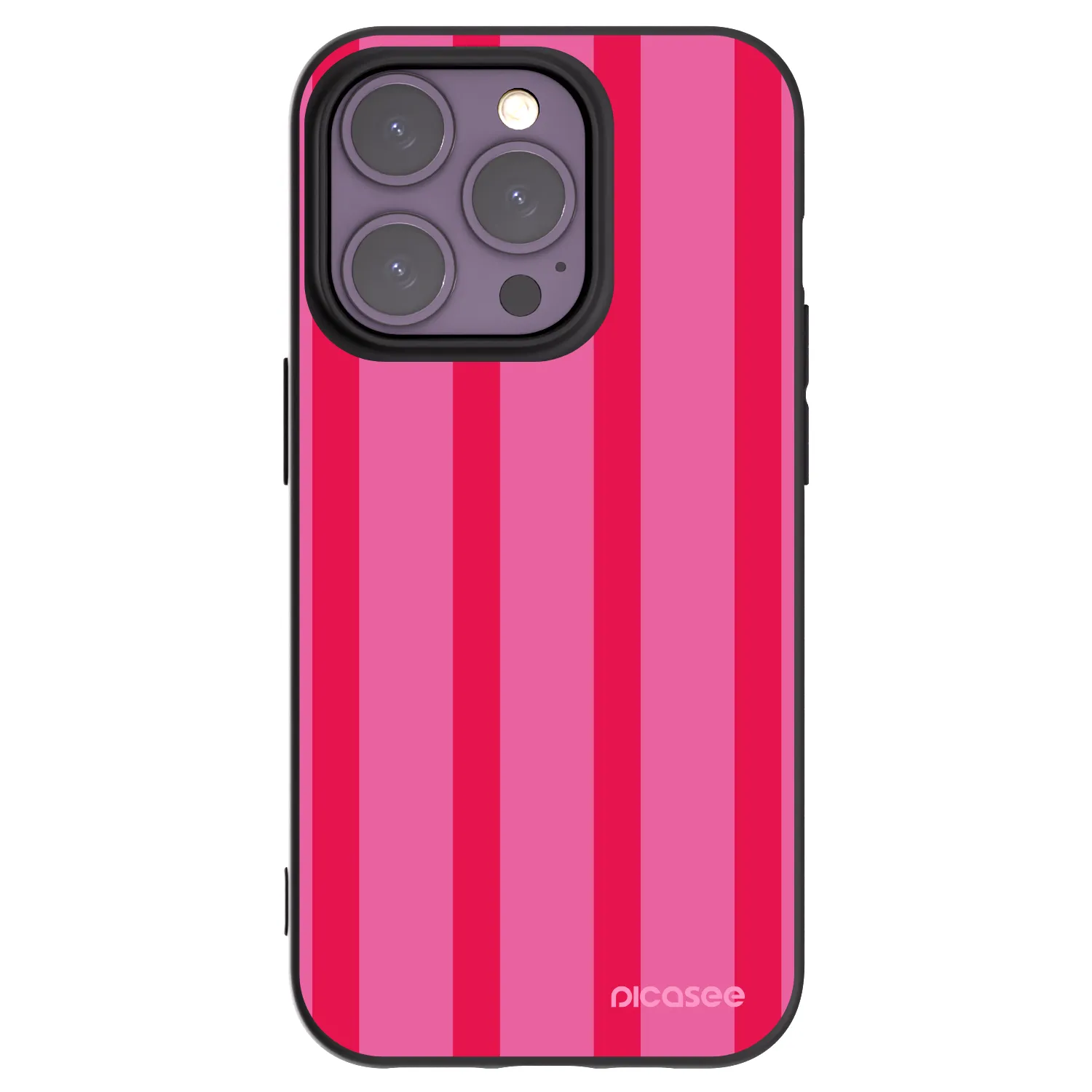 Picasee Apple iPhone 14 Pro Hülle - Schwarzes Silikon - Hot tropic