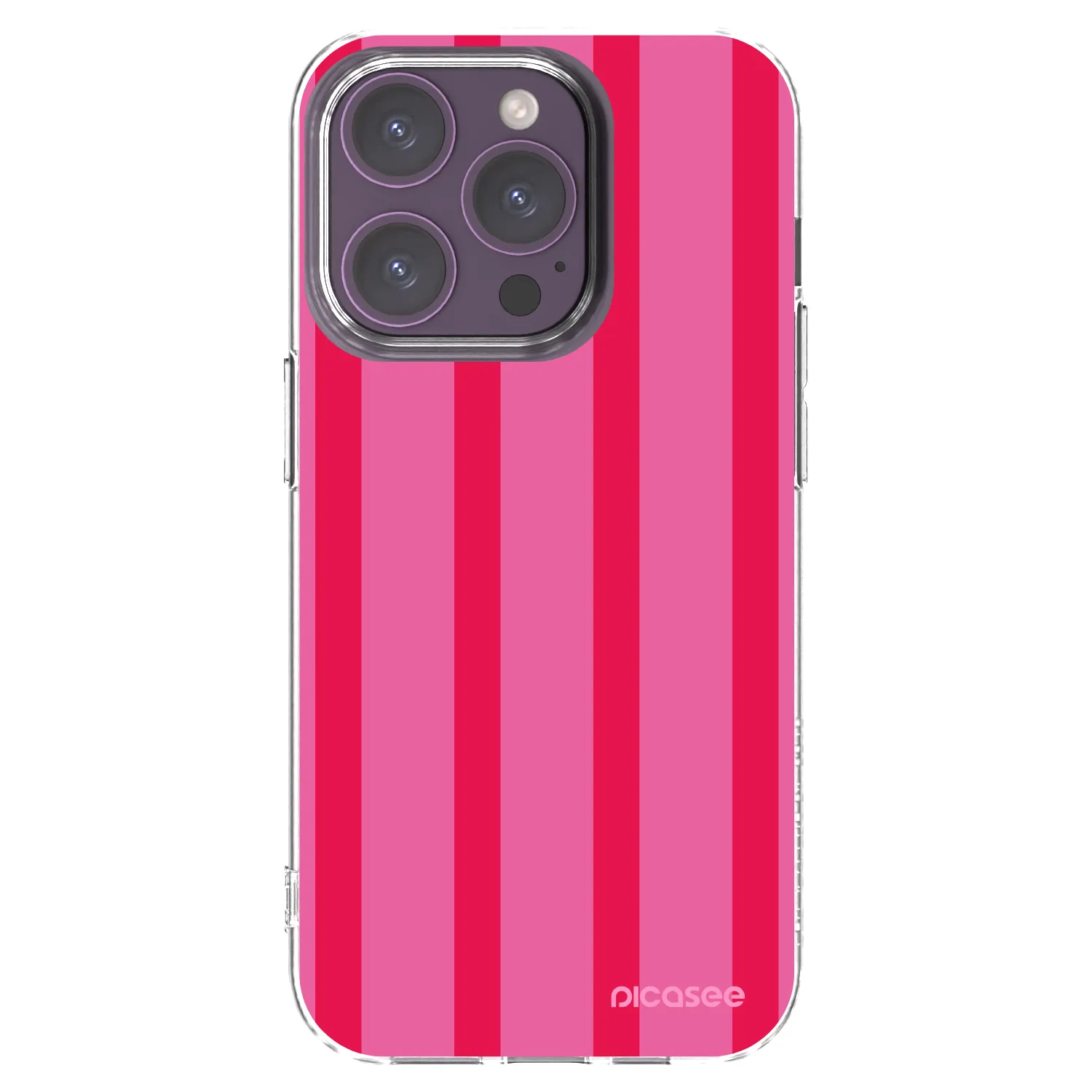 Picasee Apple iPhone 14 Pro Hülle - Transparentes Silikon - Hot tropic