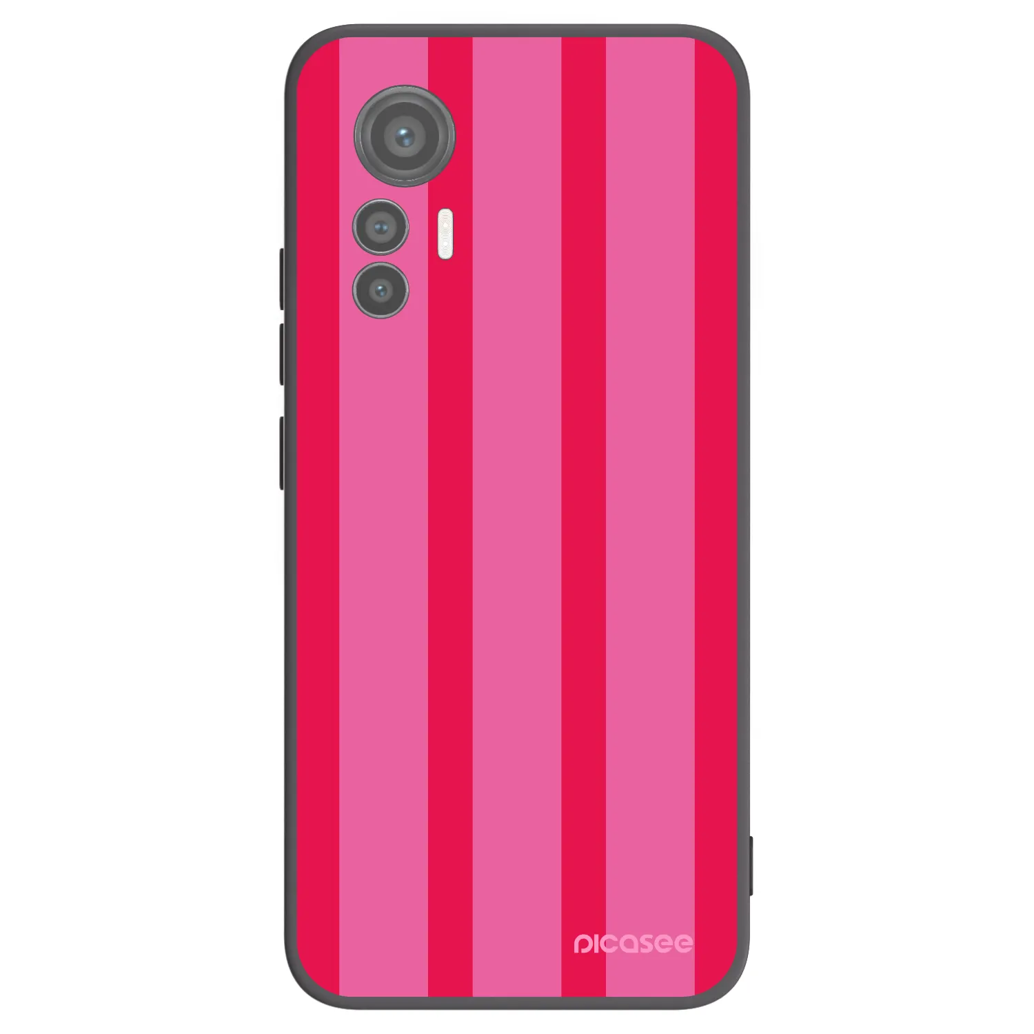 Picasee Xiaomi 12 Lite Hülle - Schwarzes Silikon - Hot tropic