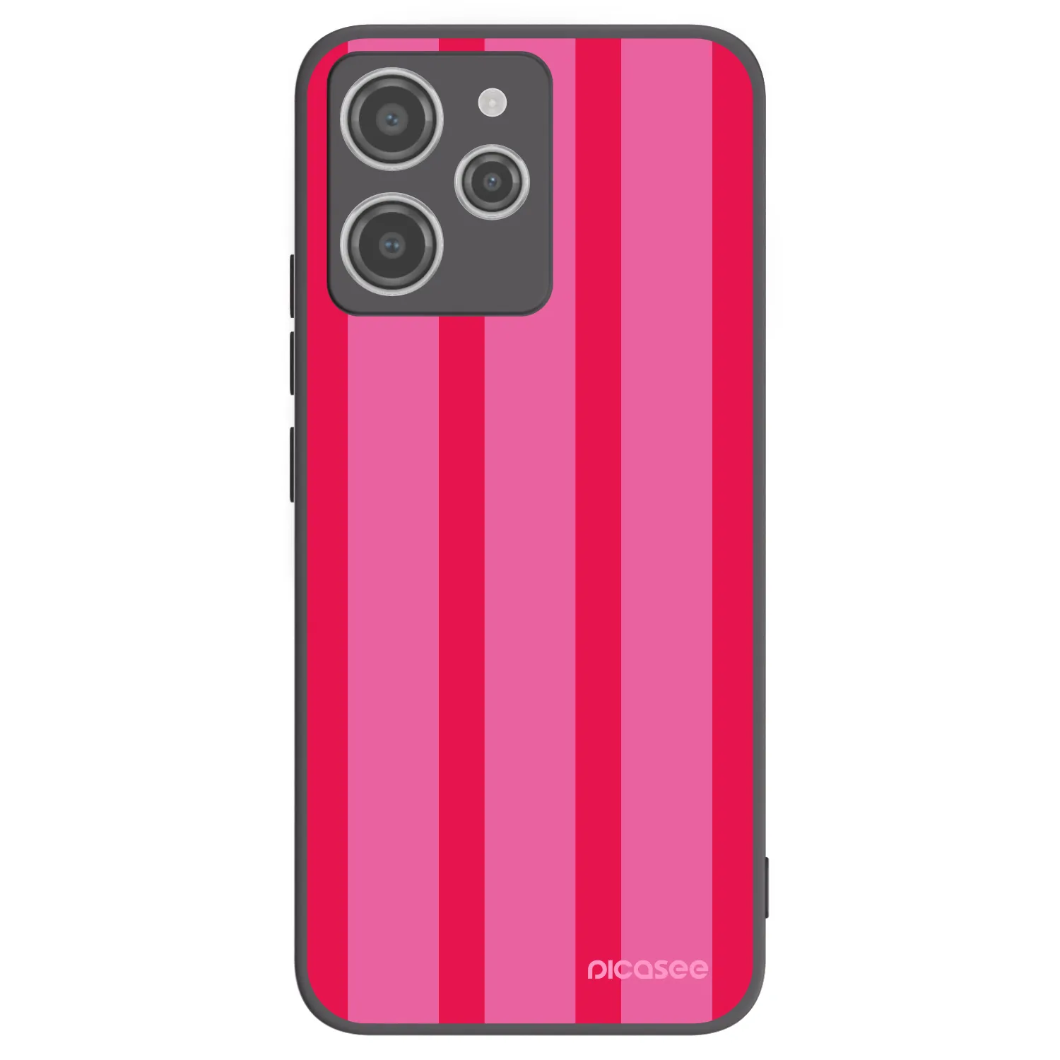 Picasee Xiaomi Redmi 12 4G Hülle - Schwarzes Silikon - Hot tropic