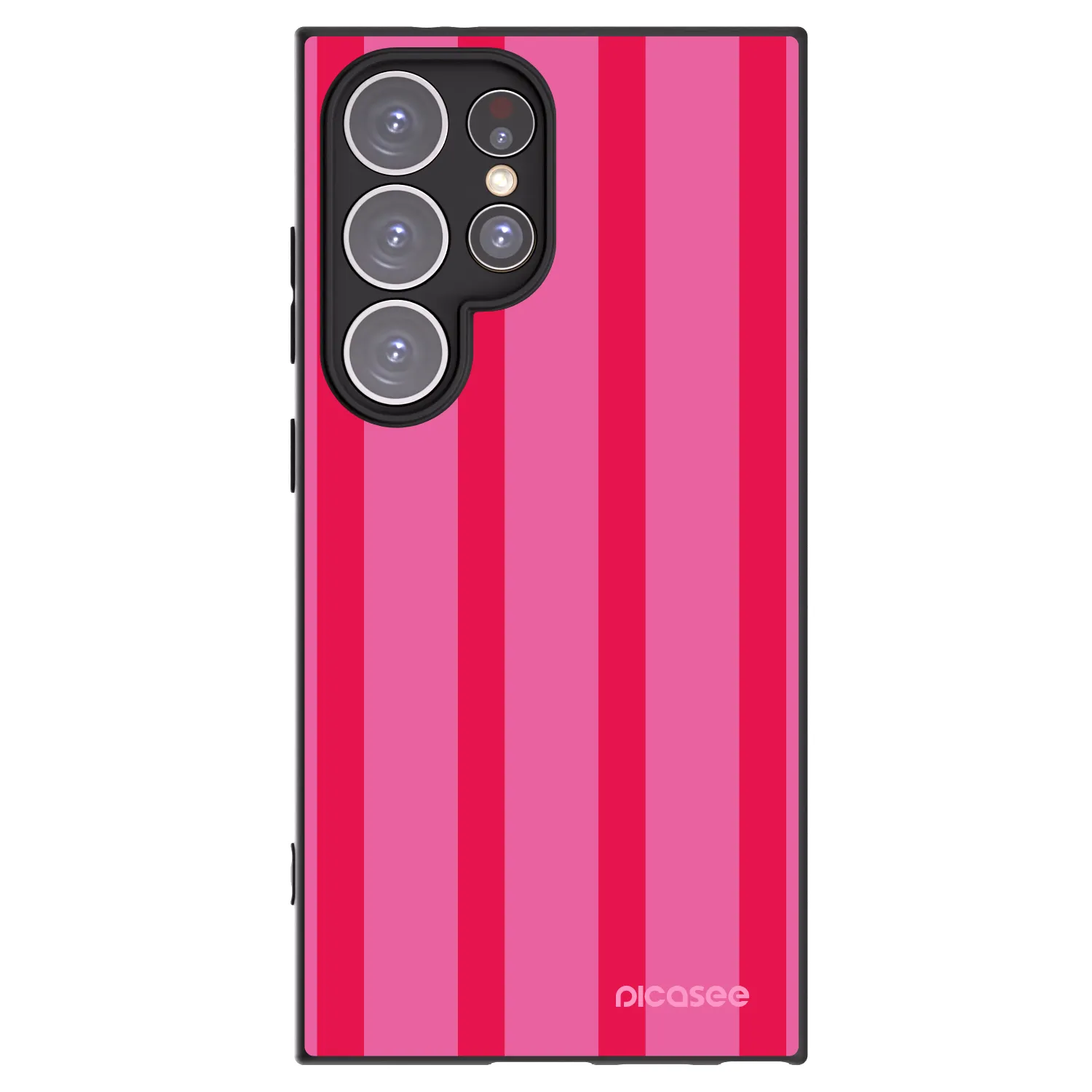 Picasee Samsung Galaxy S24 Ultra S928B 5G Hülle - Schwarzes Silikon - Hot tropic