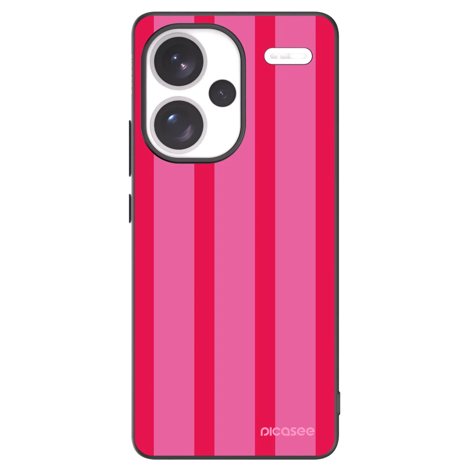 Picasee Xiaomi Redmi Note 13 Pro+ 5G Hülle - Schwarzes Silikon - Hot tropic