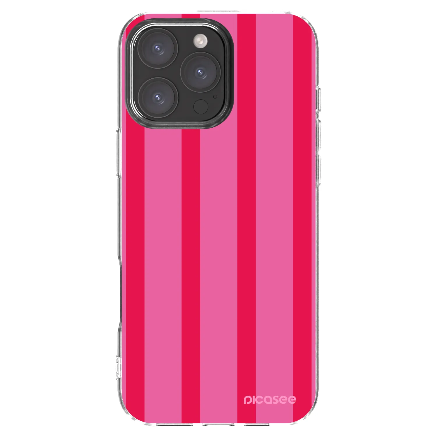 Picasee Apple iPhone 16 Pro Max Hülle - Transparentes Silikon - Hot tropic