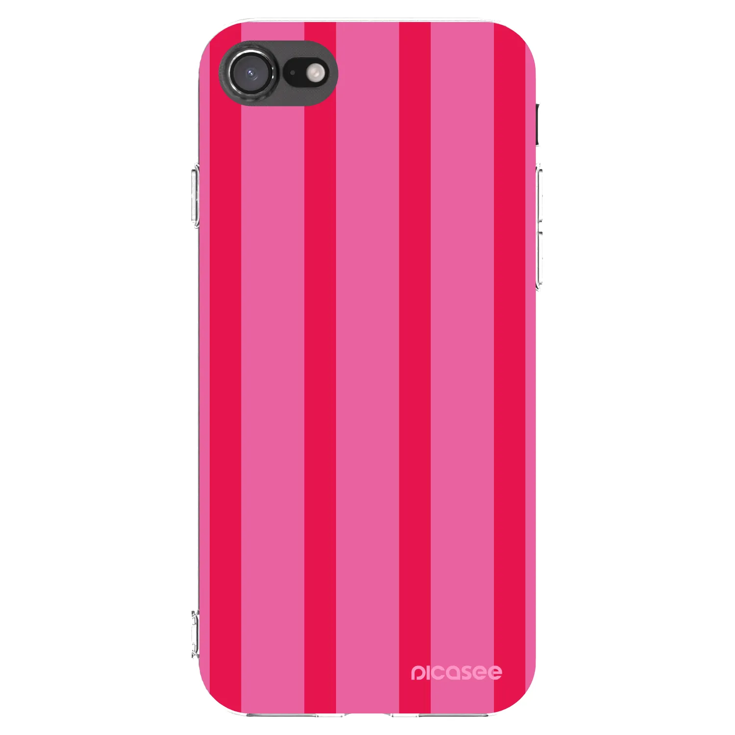 Picasee Apple iPhone 7 Hülle - Transparentes Silikon - Hot tropic