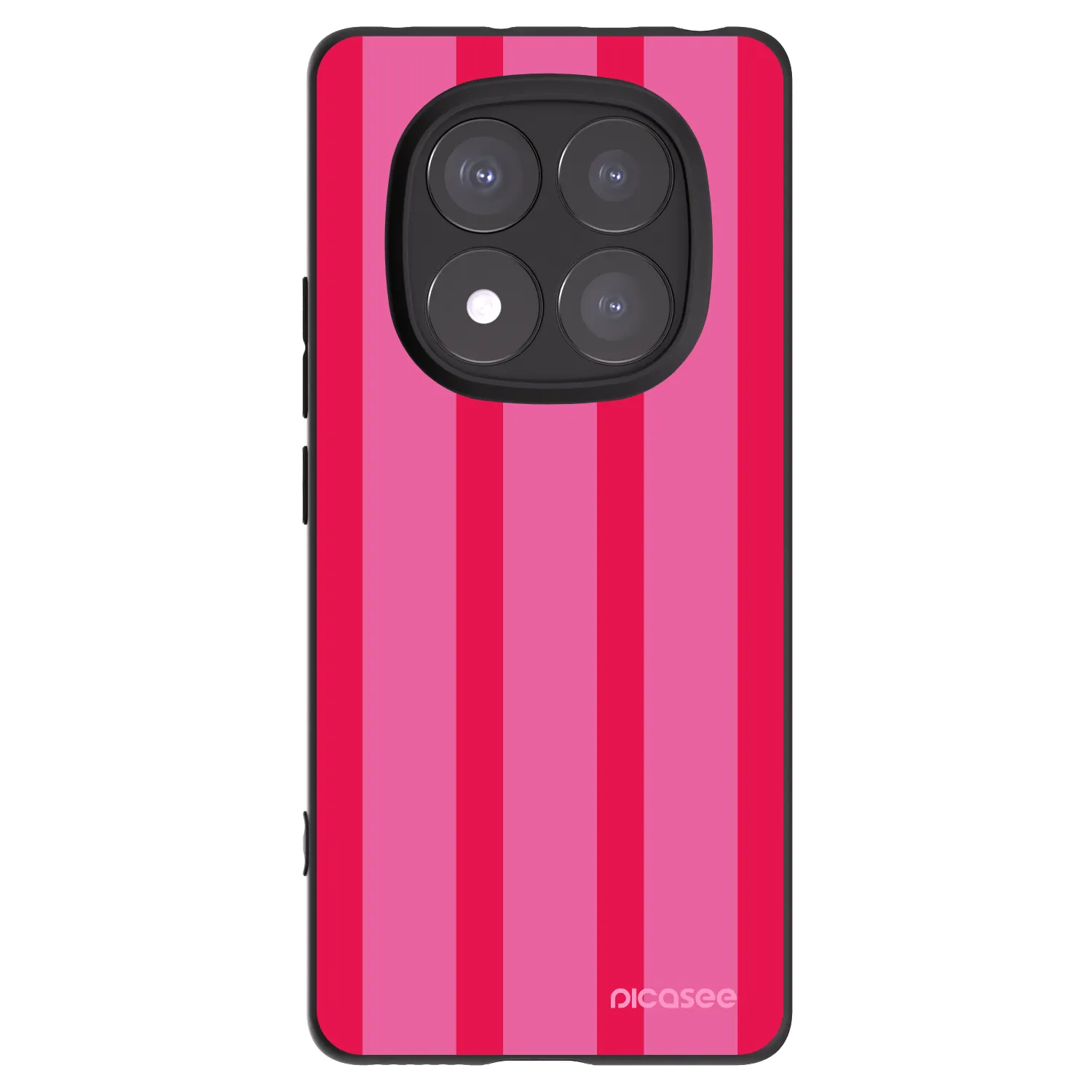 Picasee Xiaomi Redmi Note 14 Pro+ 5G Hülle - Schwarzes Silikon - Hot tropic