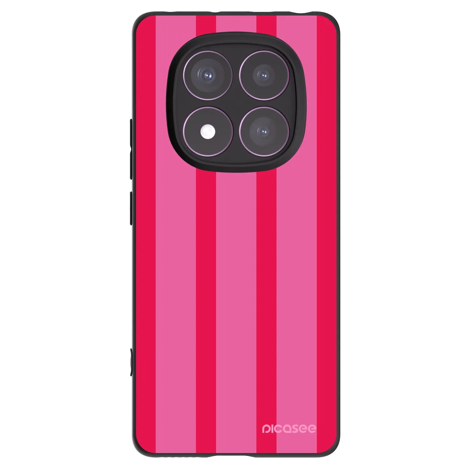 Picasee Xiaomi Redmi Note 14 Pro 4G Hülle - Schwarzes Silikon - Hot tropic