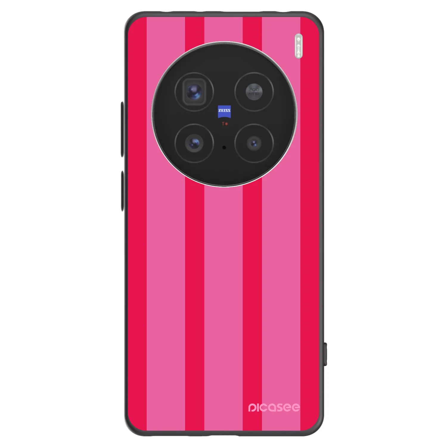 Picasee Vivo X200 Pro Hülle - Schwarzes Silikon - Hot tropic