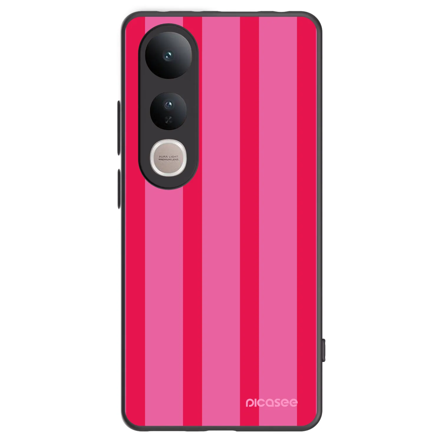 Picasee Vivo V50 Lite 5G Hülle - Schwarzes Silikon - Hot tropic