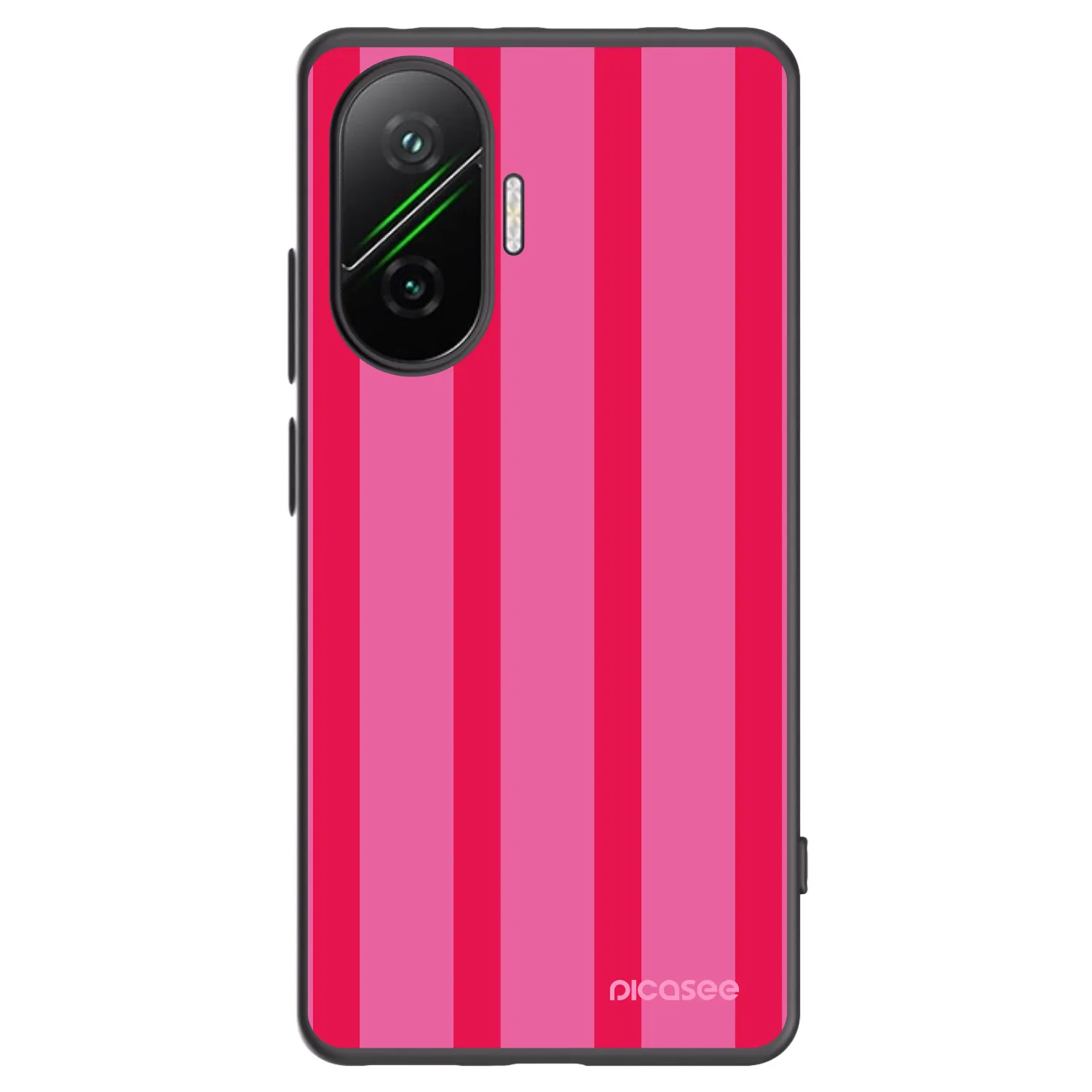 Picasee Xiaomi Poco F7 5G Hülle - Schwarzes Silikon - Hot tropic
