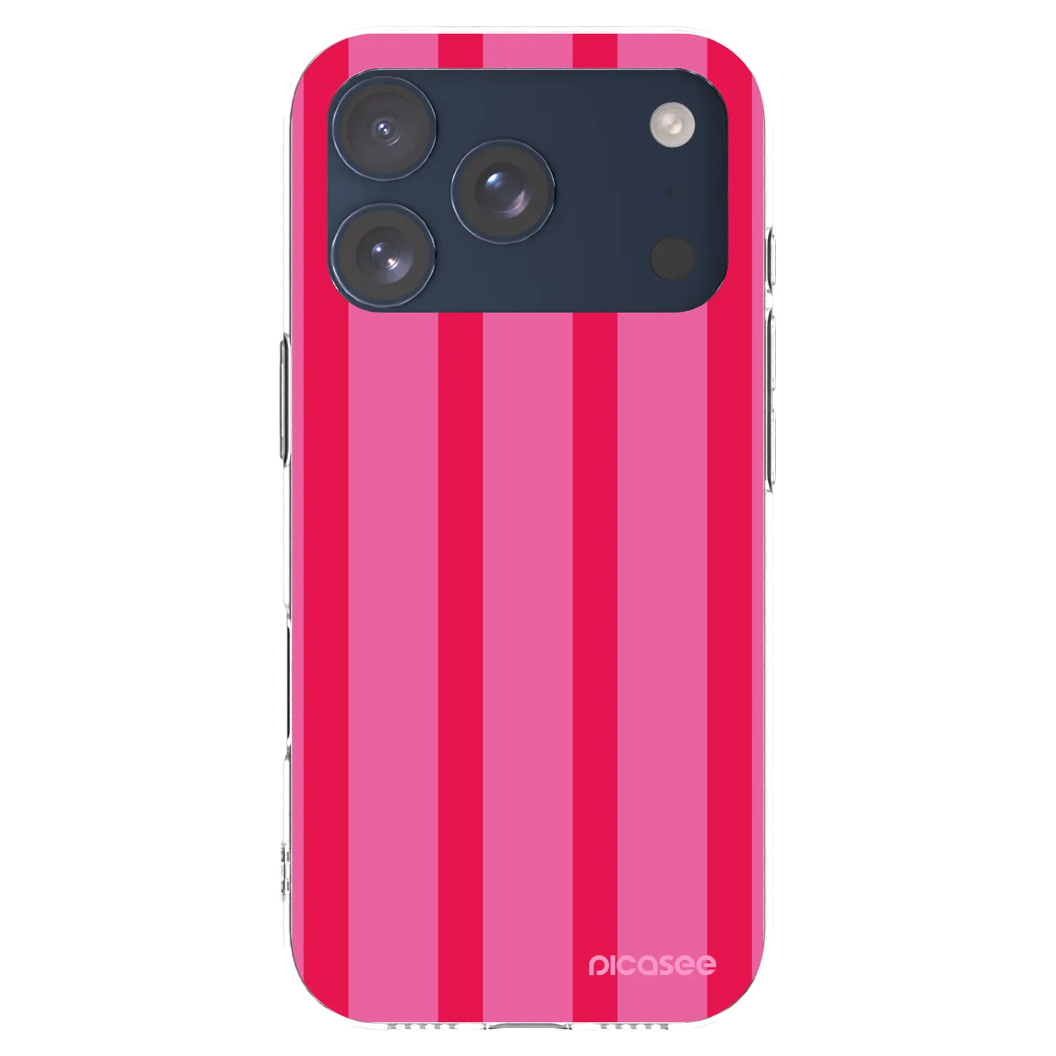 Picasee Apple iPhone 17 Pro Hülle - Transparentes Silikon - Hot tropic