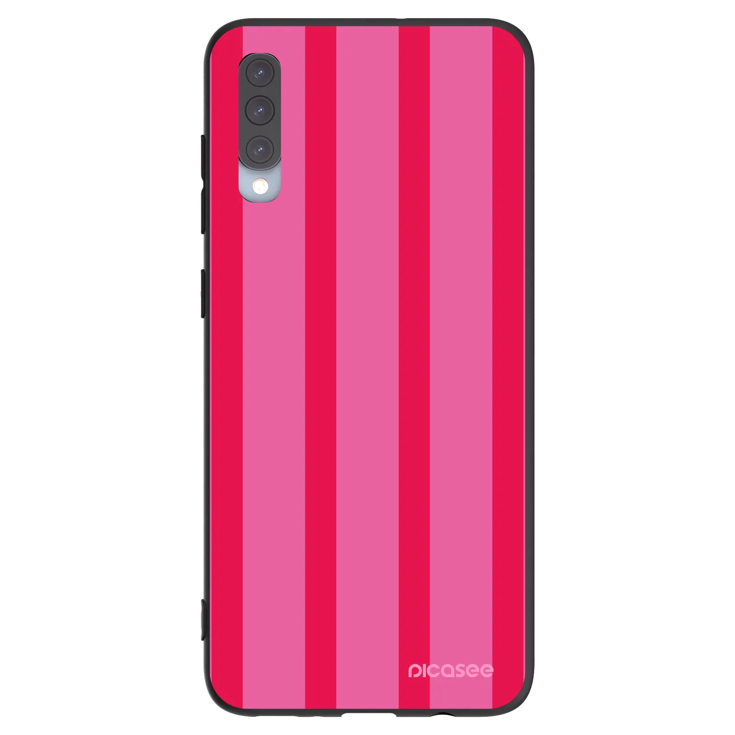 Picasee Samsung Galaxy A70 A705F Hülle - Schwarzes Silikon - Hot tropic